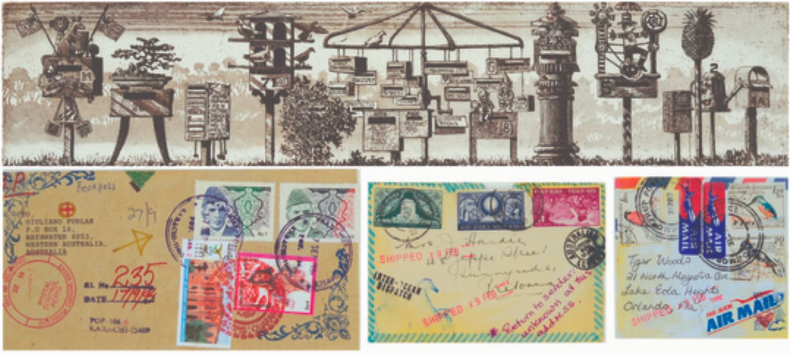 Leon Pericles, Widji Letterbox Landscape, 2007