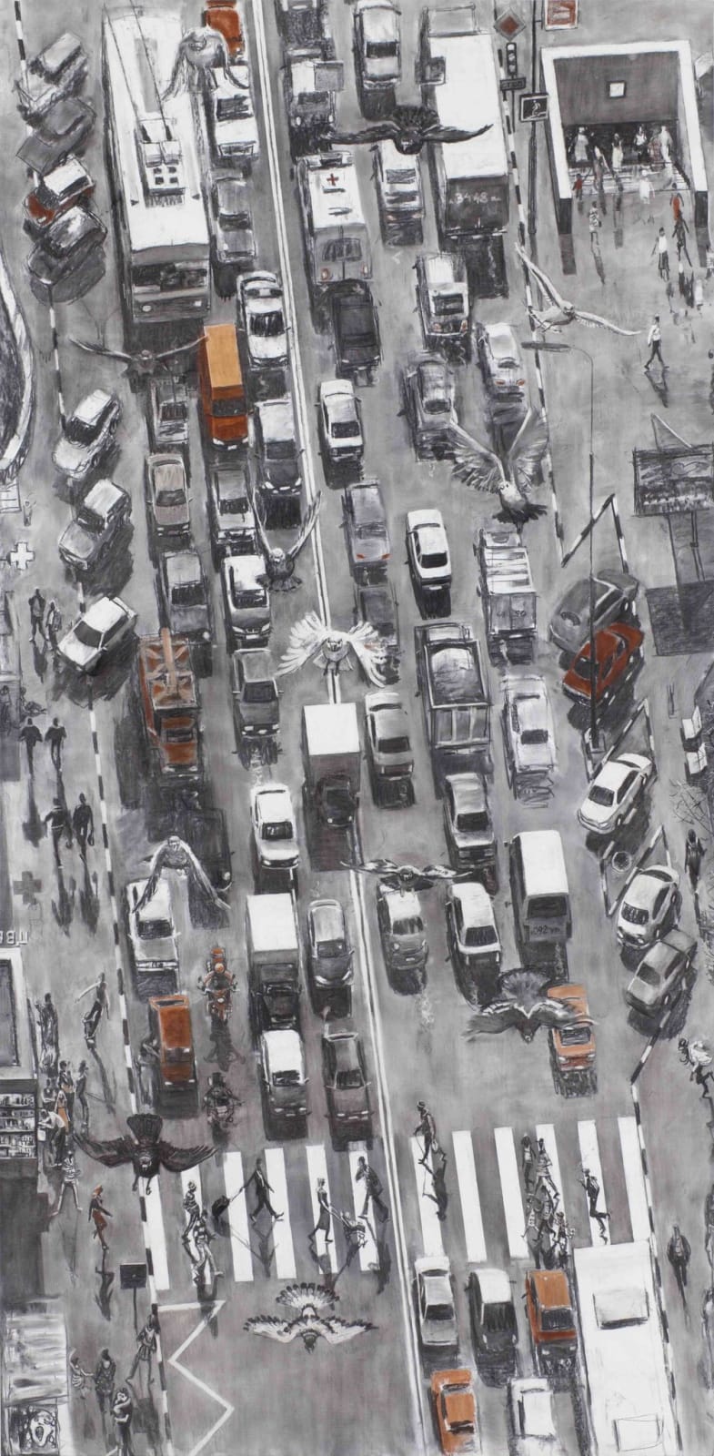 Alexey Kallima, Голуби над Бакунинской / Pigeons above Bakuninskaya , 2013