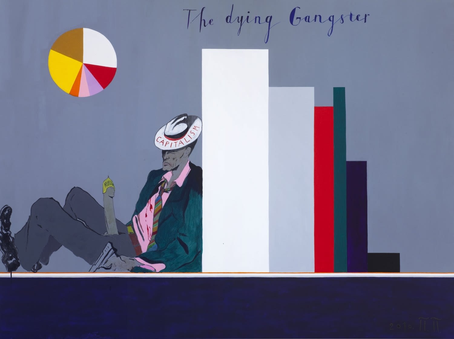 Pavel Pepperstein, The Dying Gangster, 2010