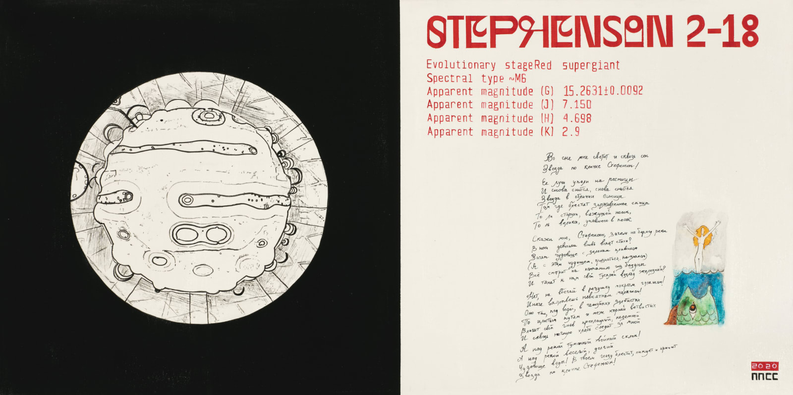 Group PPSS (Pavel Pepperstein, Sonya Stereostyrski), Stephenson 2-18, 2020  | Ovcharenko