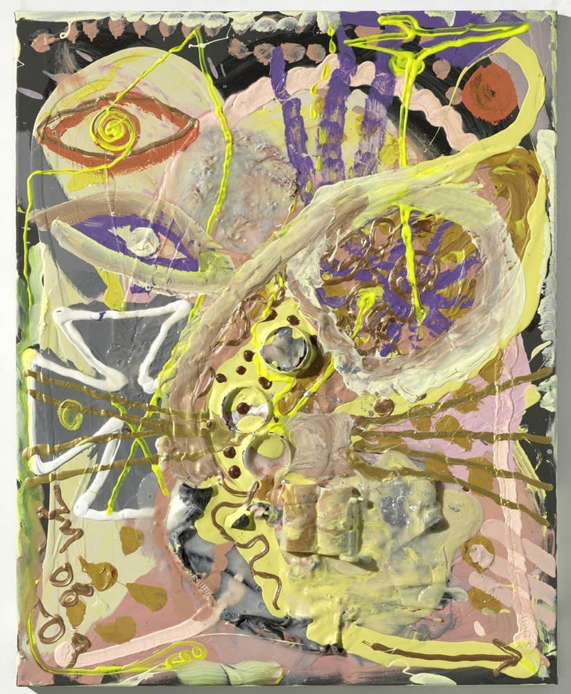 Jonathan Meese, FRAULEN de SPRULLSNS'S GESICHT juckt, wie wilder Zackenhonig, zum Gluck..., 2008-2009