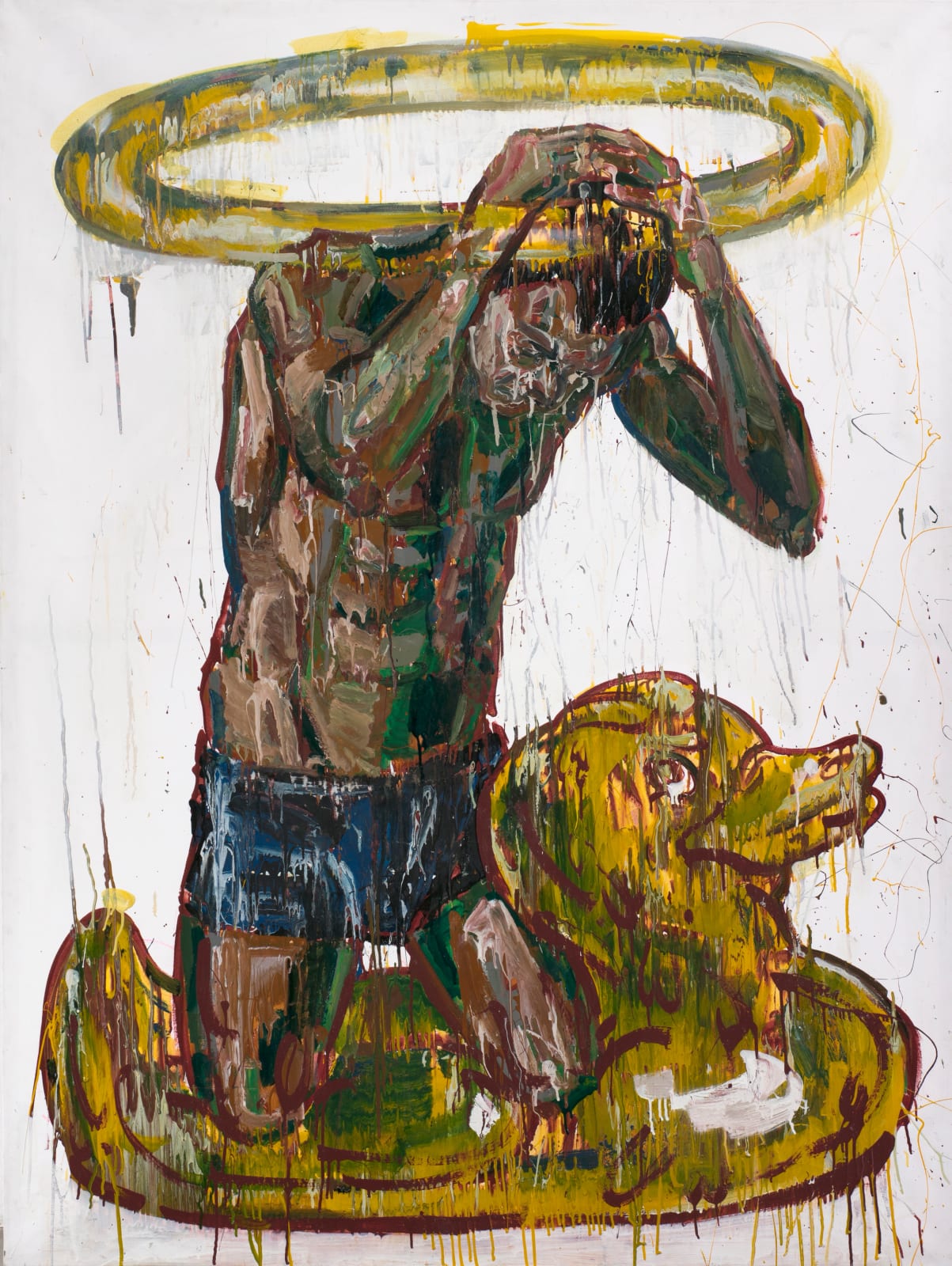 Mikhail Dolyanovsky, Между нимбом и уточкой | Between a halo and a duck, 2020