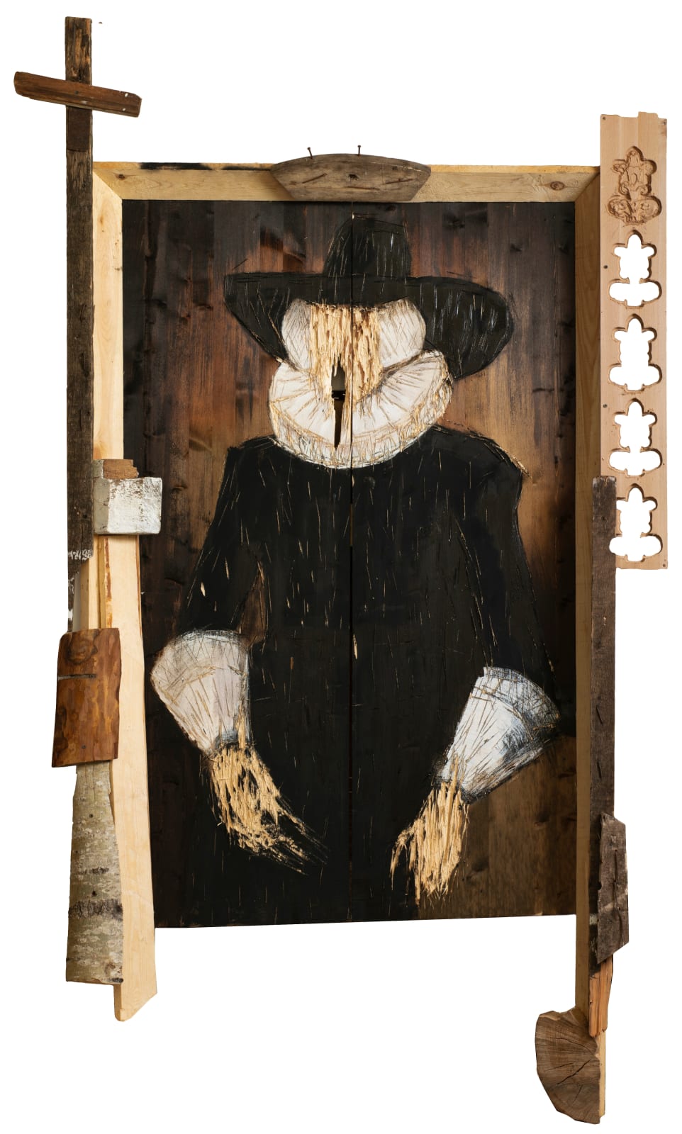 Nestor Engelke, Деревянный голландский портрет номер 12 | Wooden Dutch portrait number 12, 2022