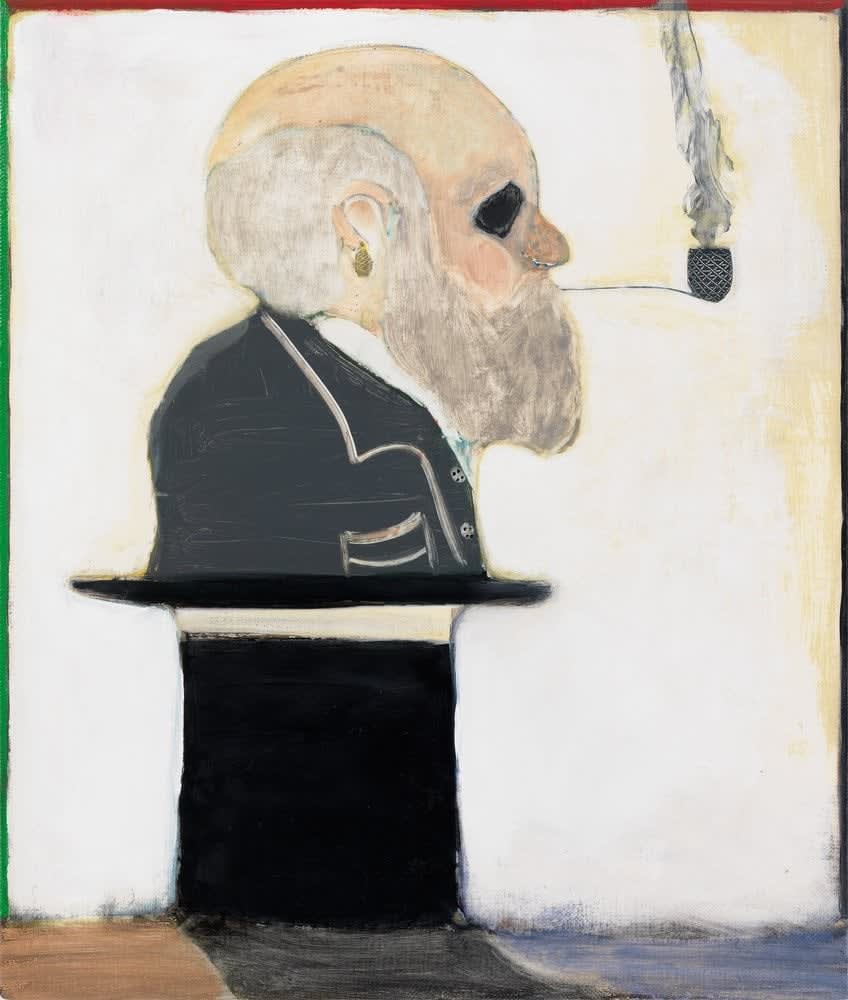 Ryan Mosley, Still Life (Darwin smoking a Pipe), 2009