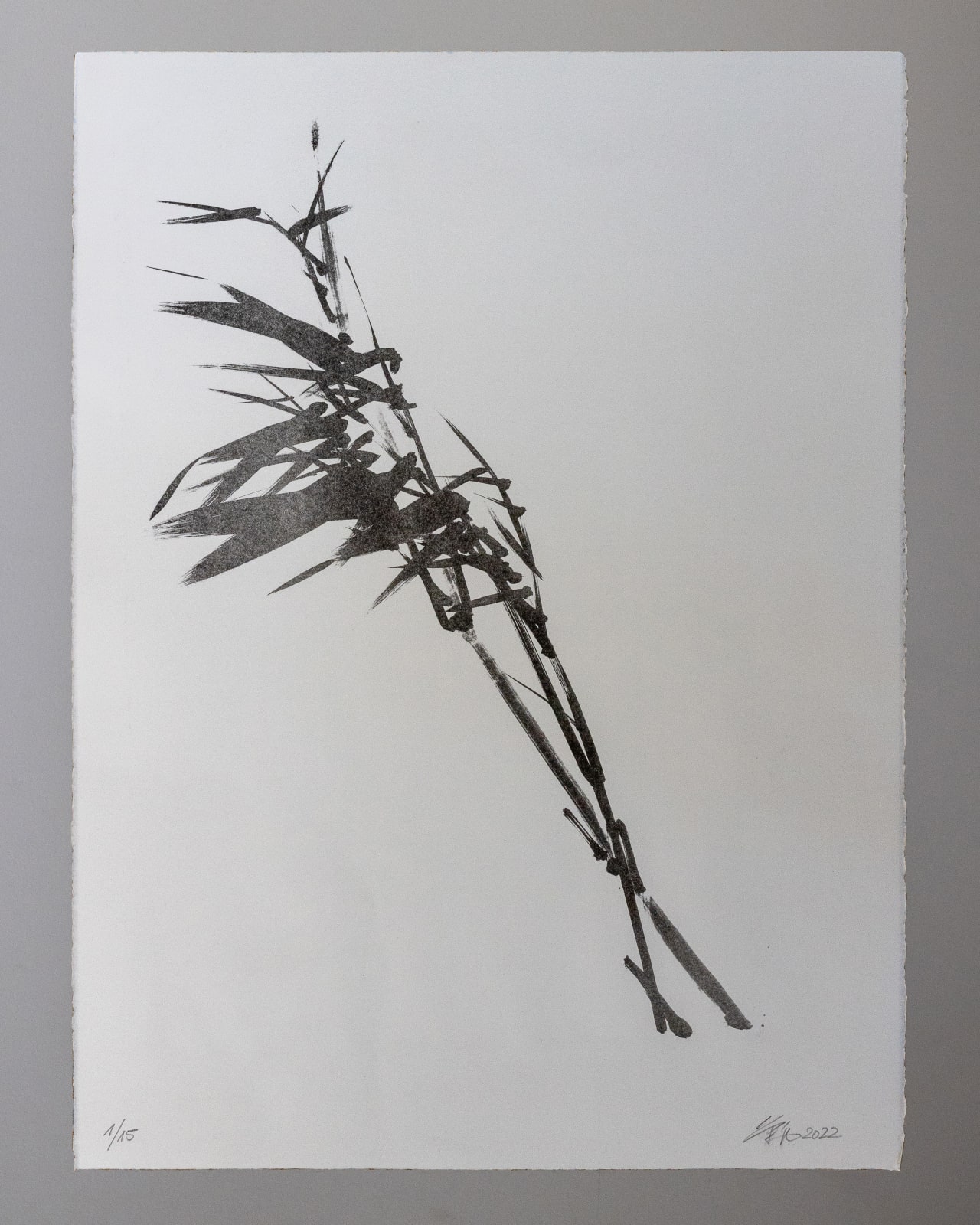 Shan Fan, Sturm schwillt an (schwarz), 2022