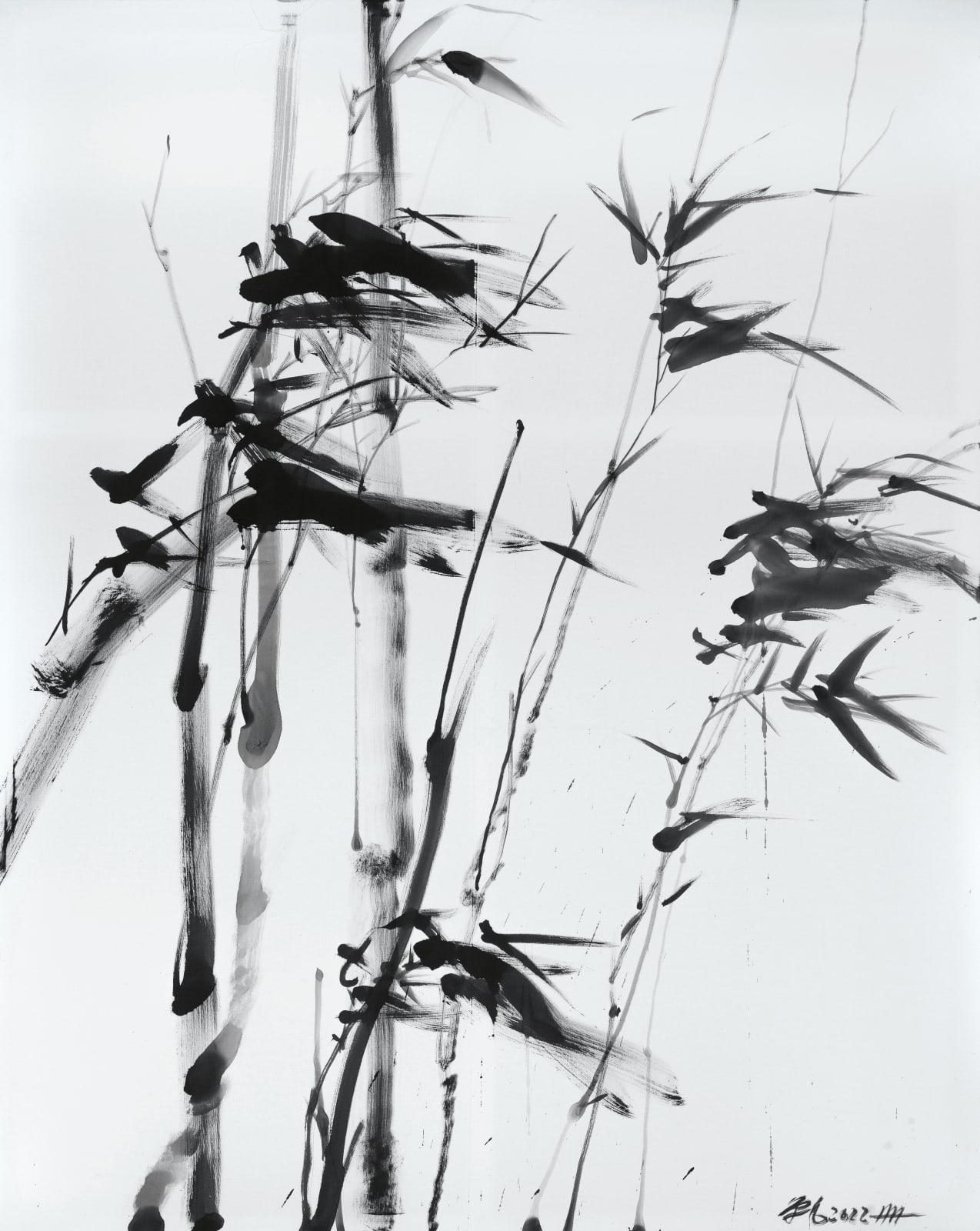 Shan Fan, Malerei des Augenblicks – Performance Ting Ying, 2022