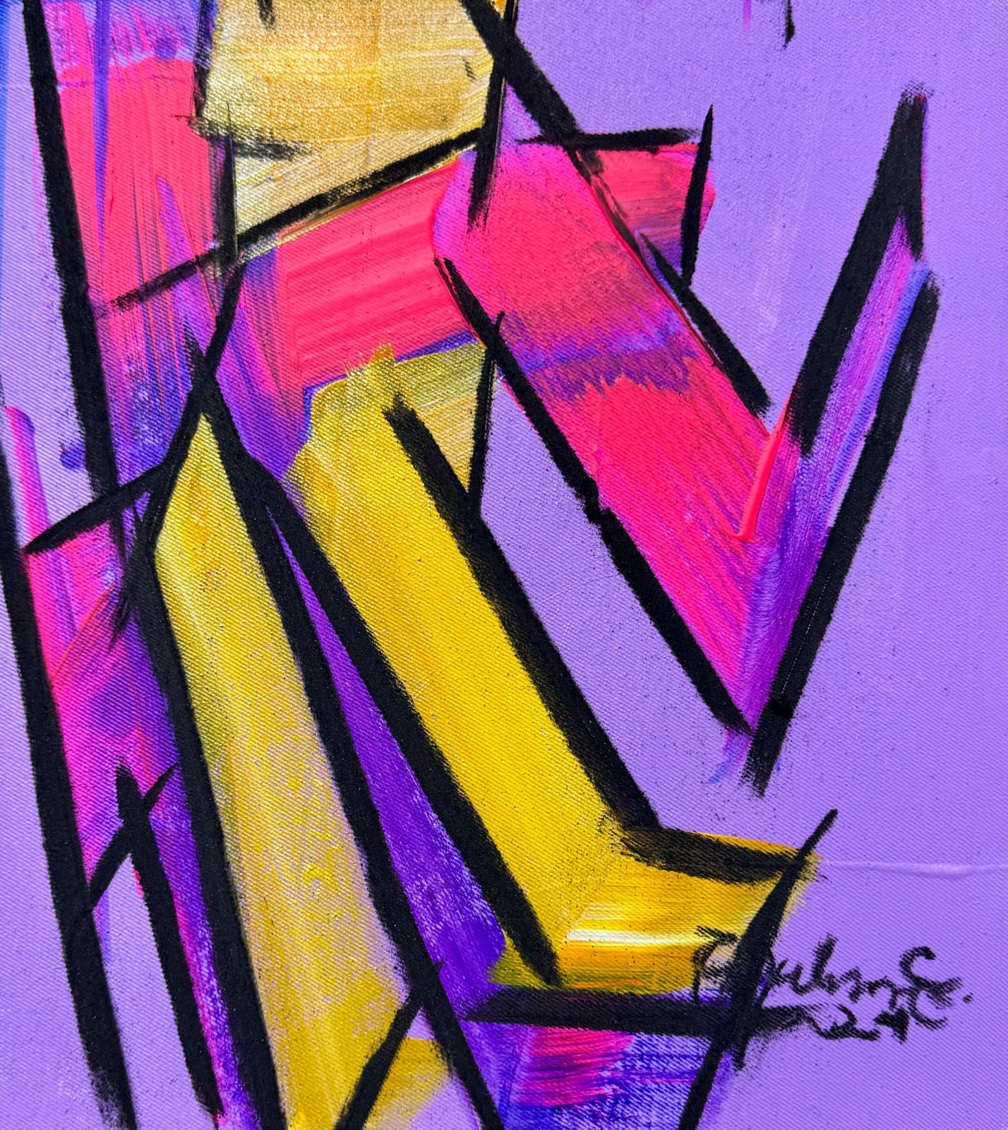 Elizabeth Ekpetorson, Somber musings IV, 2024