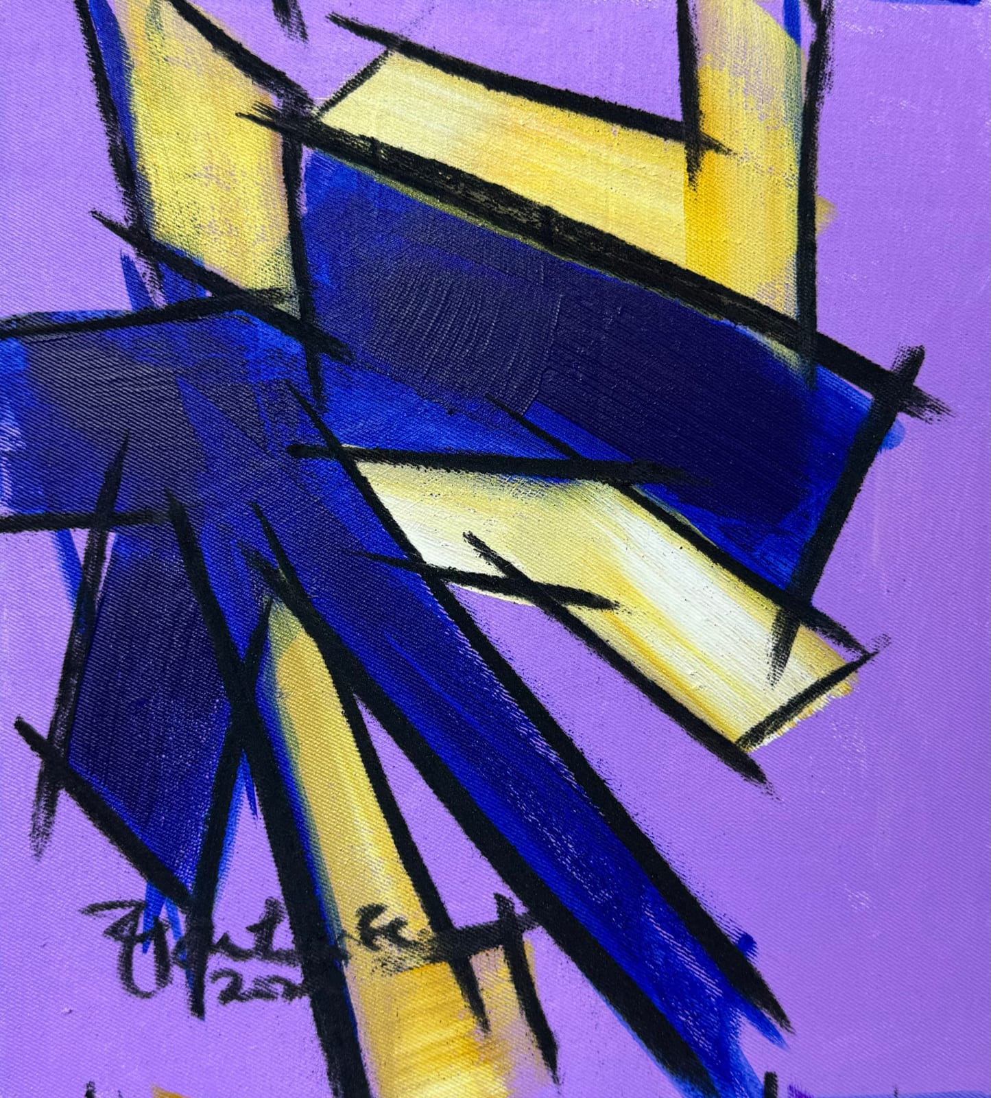 Elizabeth Ekpetorson, Somber musings II, 2024