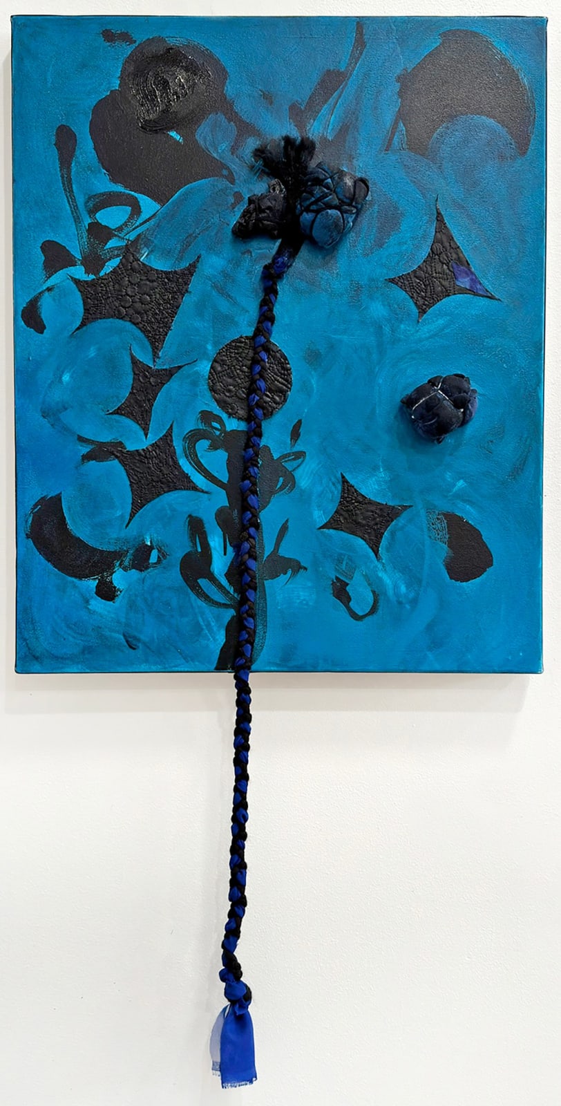 Shinique Smith, Blue Black Study, 2025