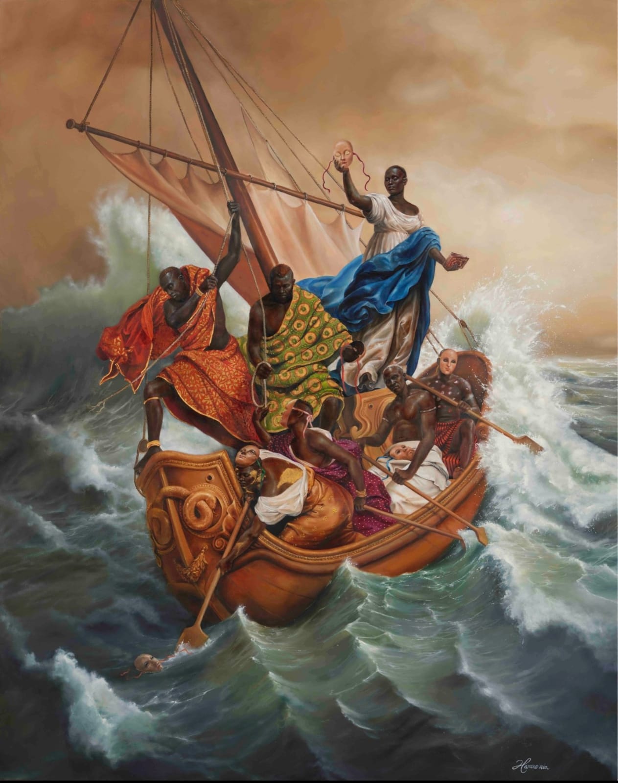 Harmonia Rosales, Perseverance On Turbulent Waters, 2025