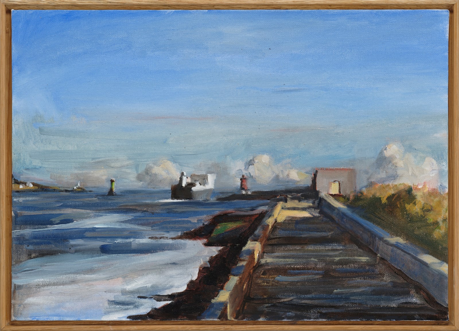 Andrew Moore, January afternoon, South Wall, Poolbeg