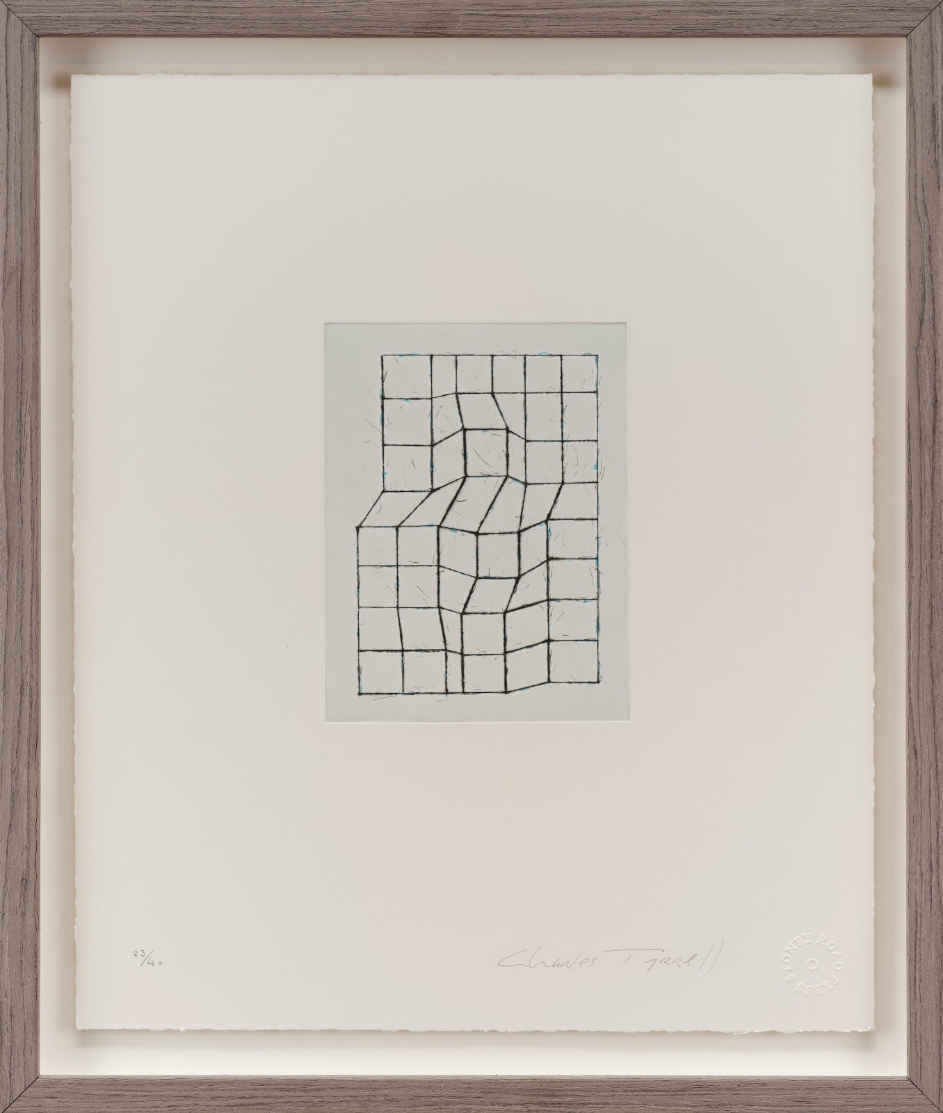 Charles Tyrrell ARHA, Blue Drypoint