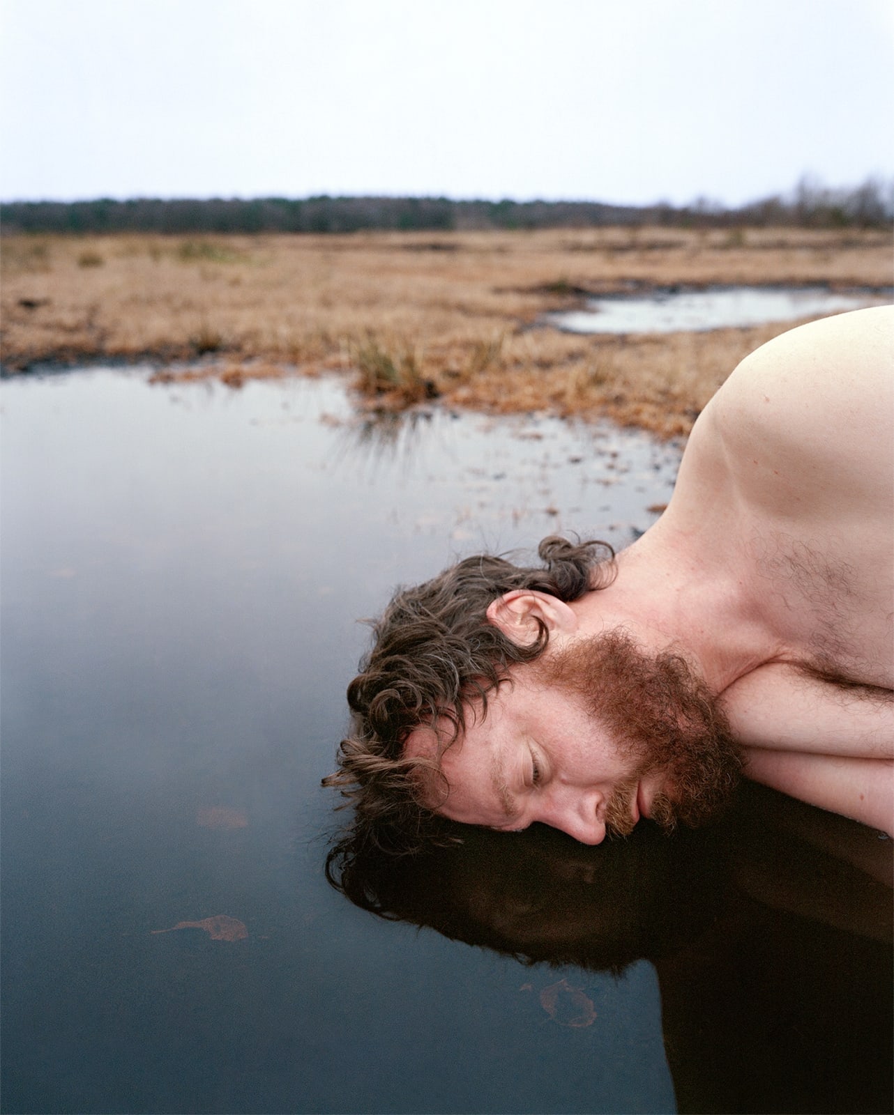 Shane Hynan, Bog self-portrait, Carbury, County Kildare, from the series ‘Beneath | Beofhód (2018-present), 2019