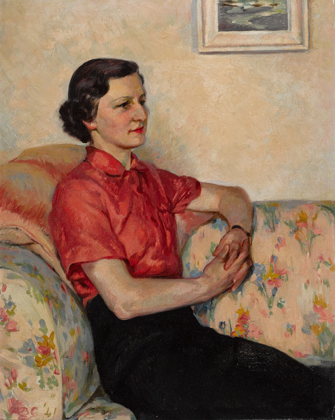Brigid Ganly, Portrait of Ethel Gorman, 1941