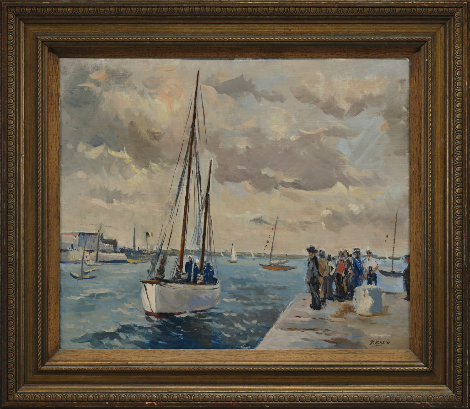 David Hone PPRHA, The Asgard at Dun Laoghaire