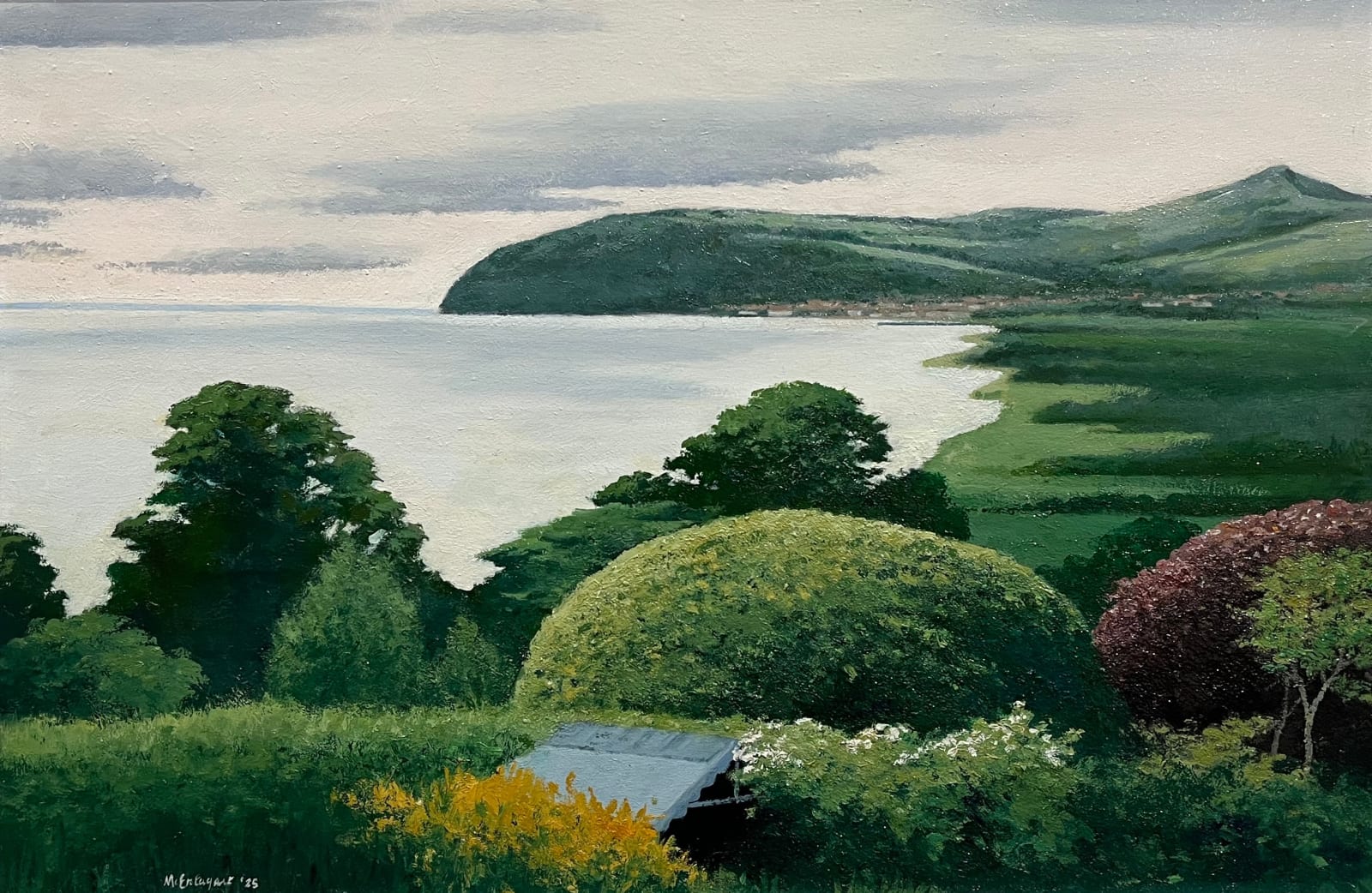 Brett McEntagart RHA, View Towards Bray Head From Killiney Hill