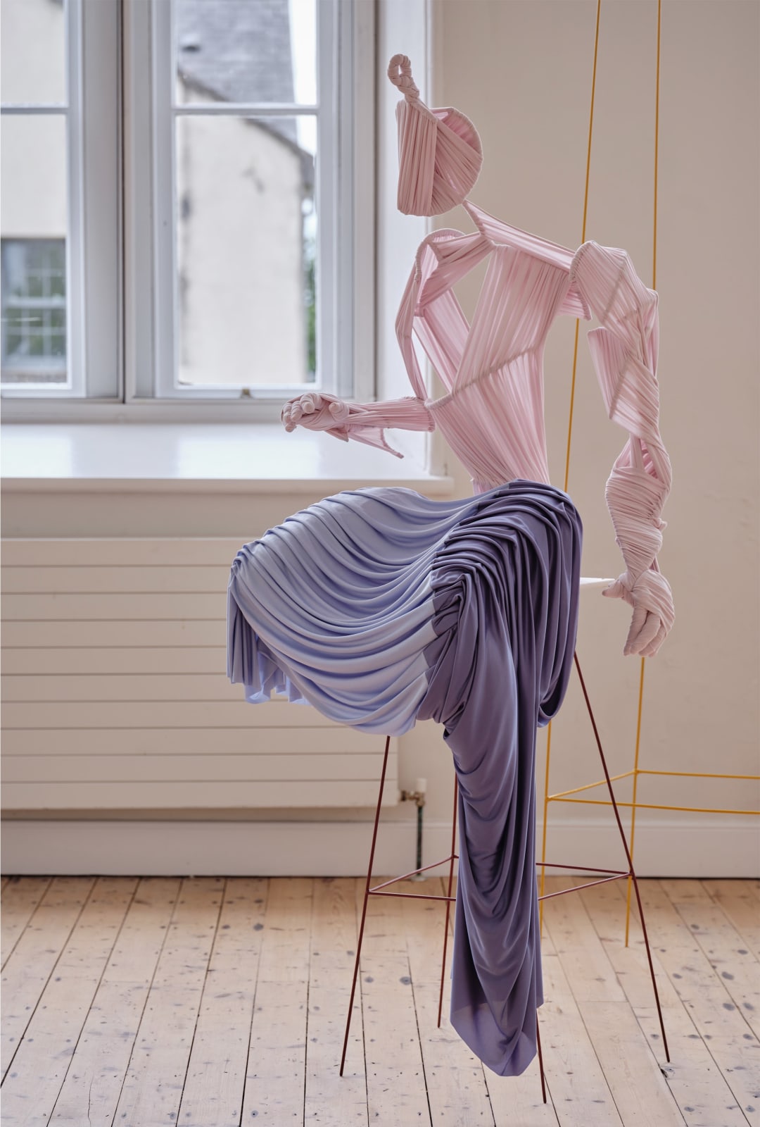Richard Malone, A statue in a way / part of a conversation (rest, conflict, reticence) 2024