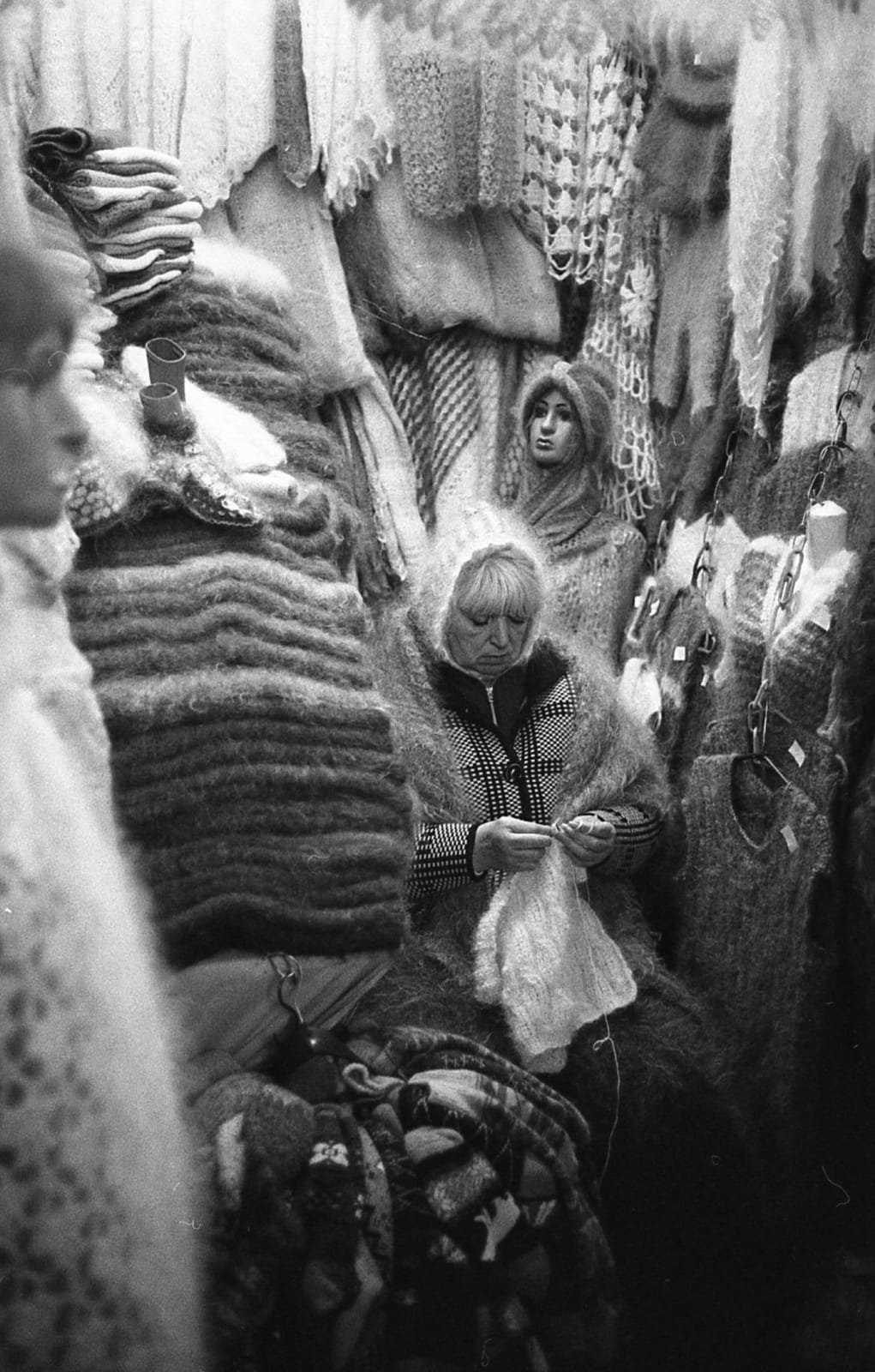 Niall Conroy, Knitter of Zhytniy Market, Kyiv, Ukraine