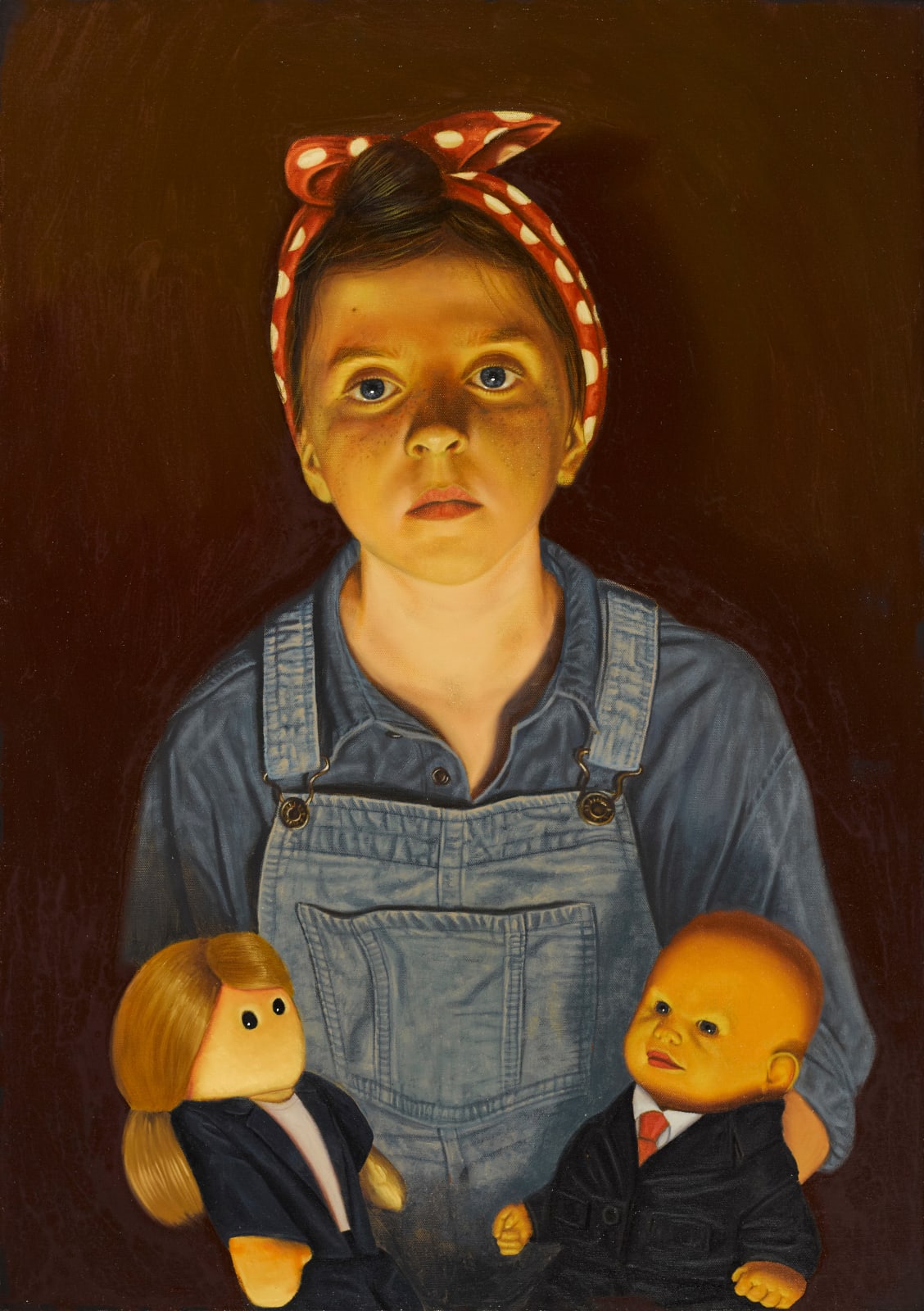Ger Kenny, Polly Pay Gap (a la Rosie Riveter by Rockwell)