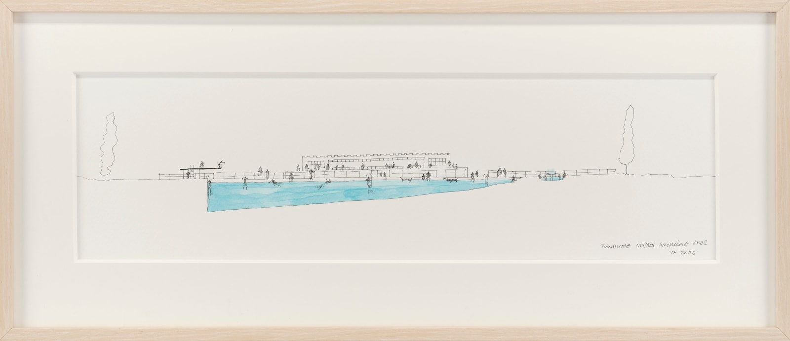 Yvonne Farrell RHA, Tullamore outdoor swimming pool