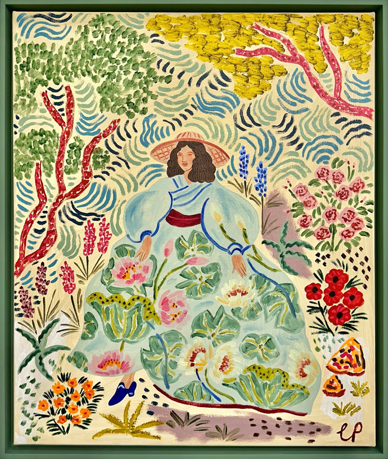 Camilla Perkins, Dancing with Waterlilies, 2024