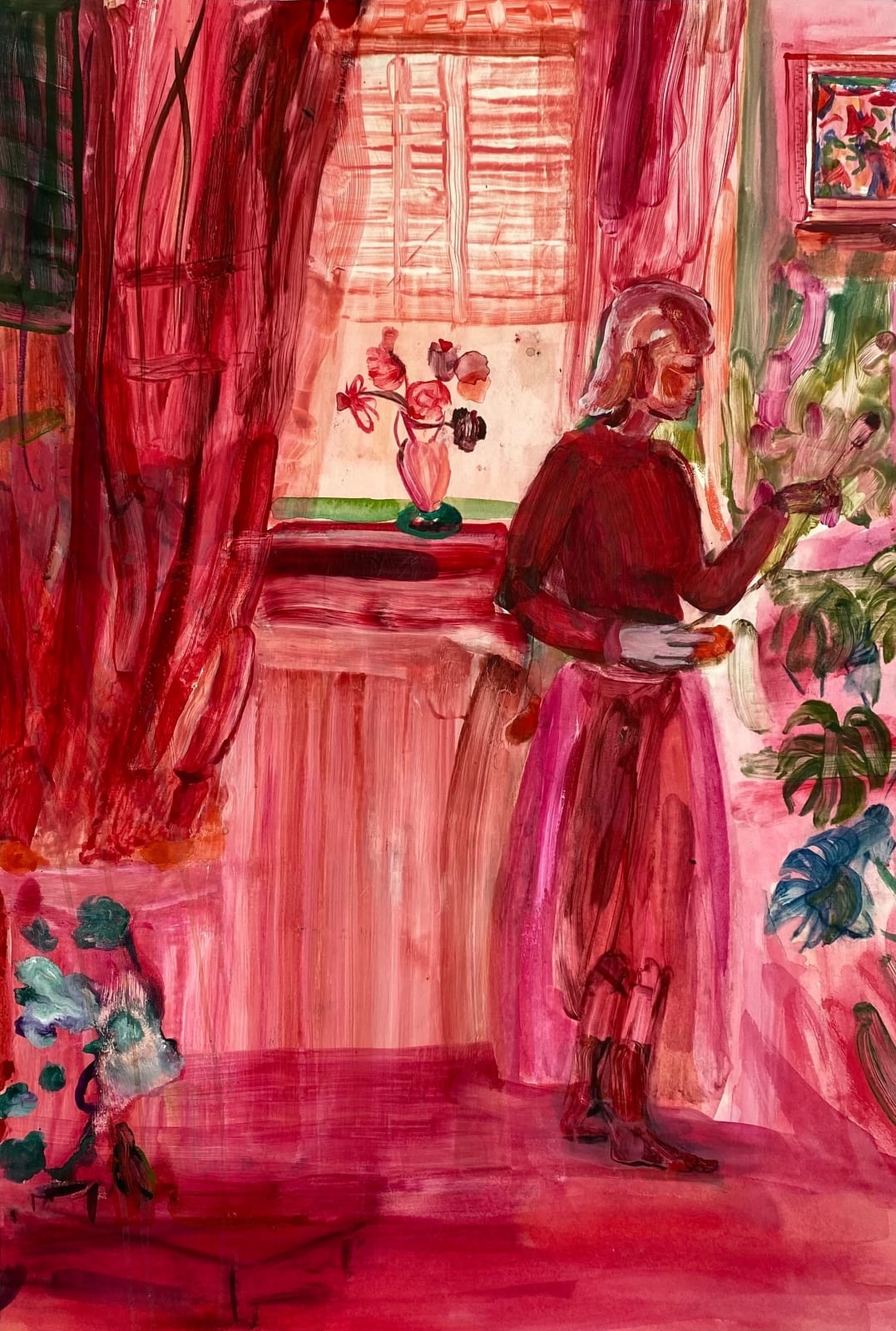 Martha Zmpounou, Flower Arrangement, 2024