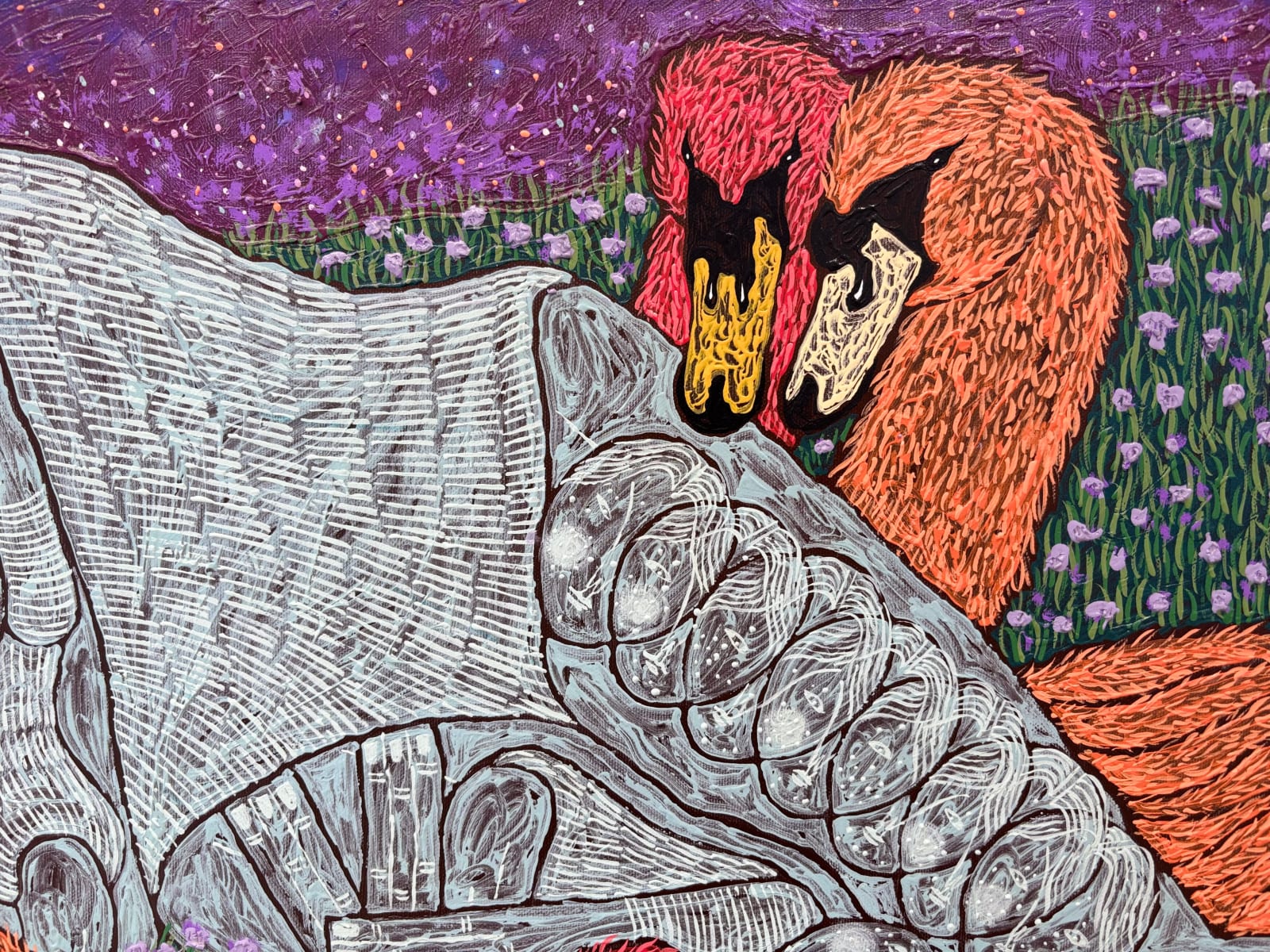 Yool Kim, Soft Lavender Veil, 2025