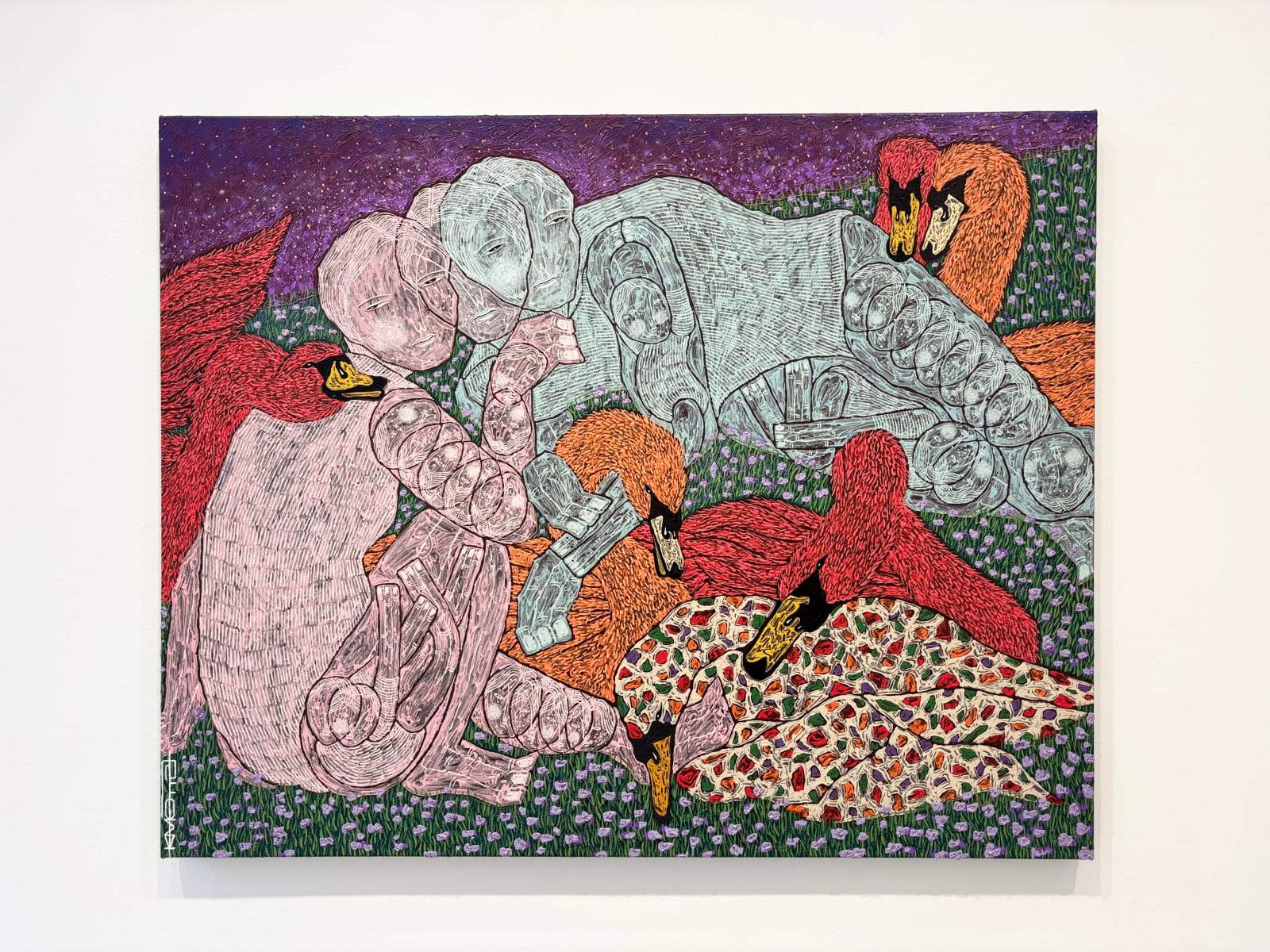 Yool Kim, Soft Lavender Veil, 2025