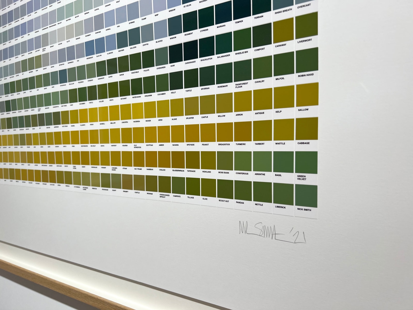 Nick Smith, Wheatfield with Cypresses, 2021