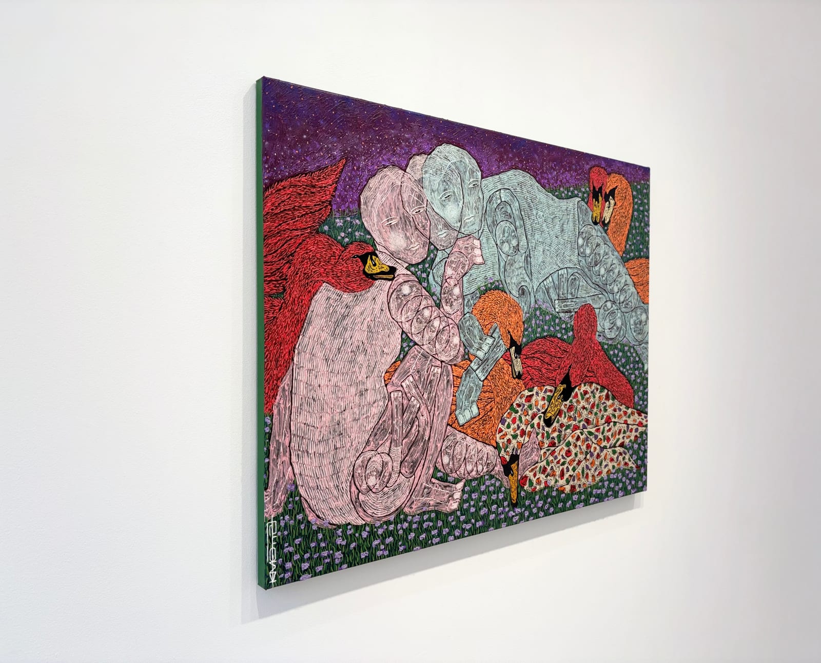 Yool Kim, Soft Lavender Veil, 2025