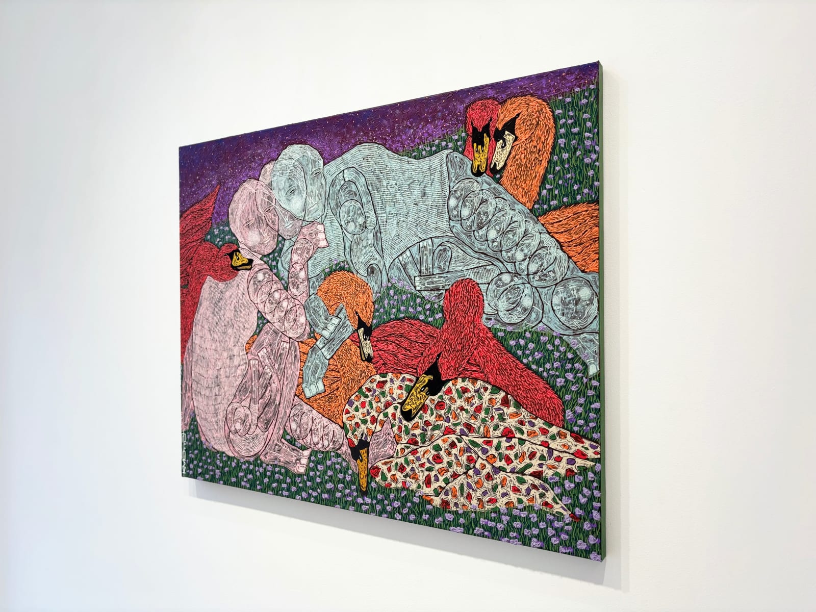 Yool Kim, Soft Lavender Veil, 2025