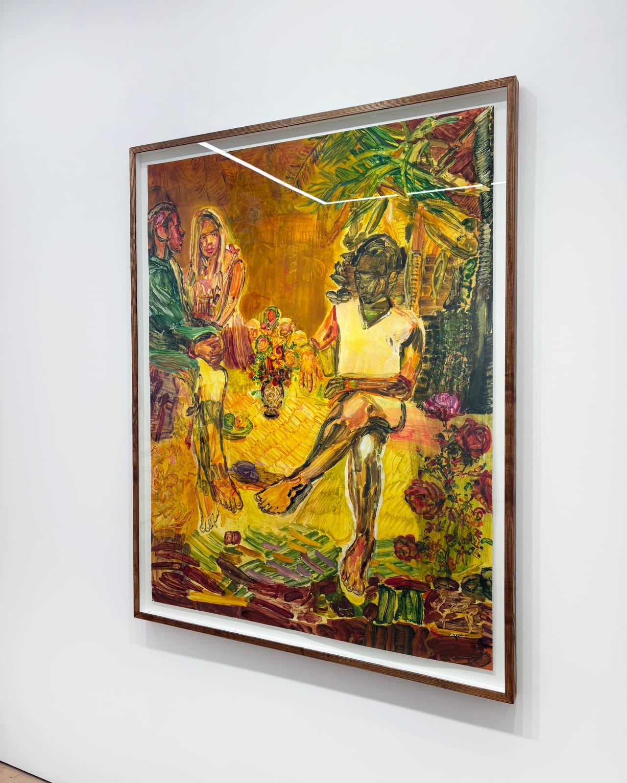 Martha Zmpounou, Afternoon in the Garden, 2025