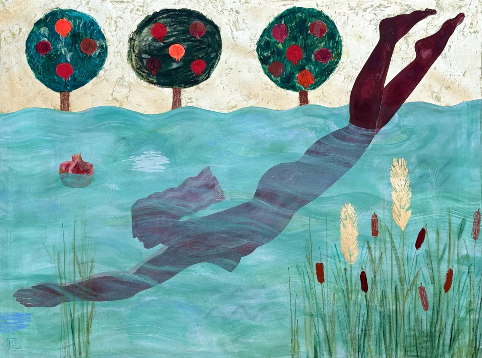 Delia Hamer, The Diver, 2024