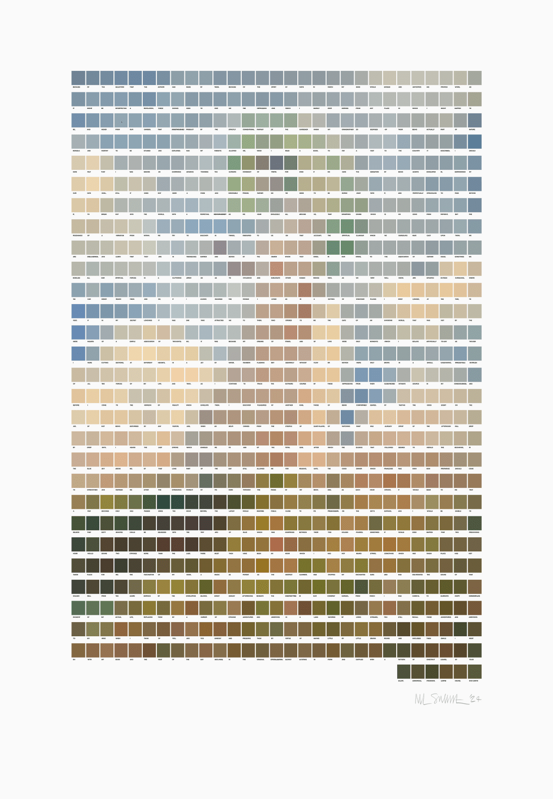 Nick Smith, Parasols (Diptych), 2024