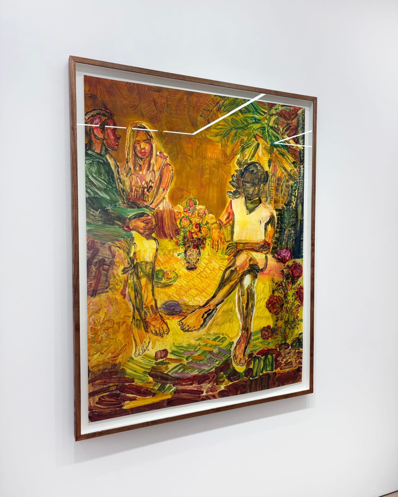 Martha Zmpounou, Afternoon in the Garden, 2025