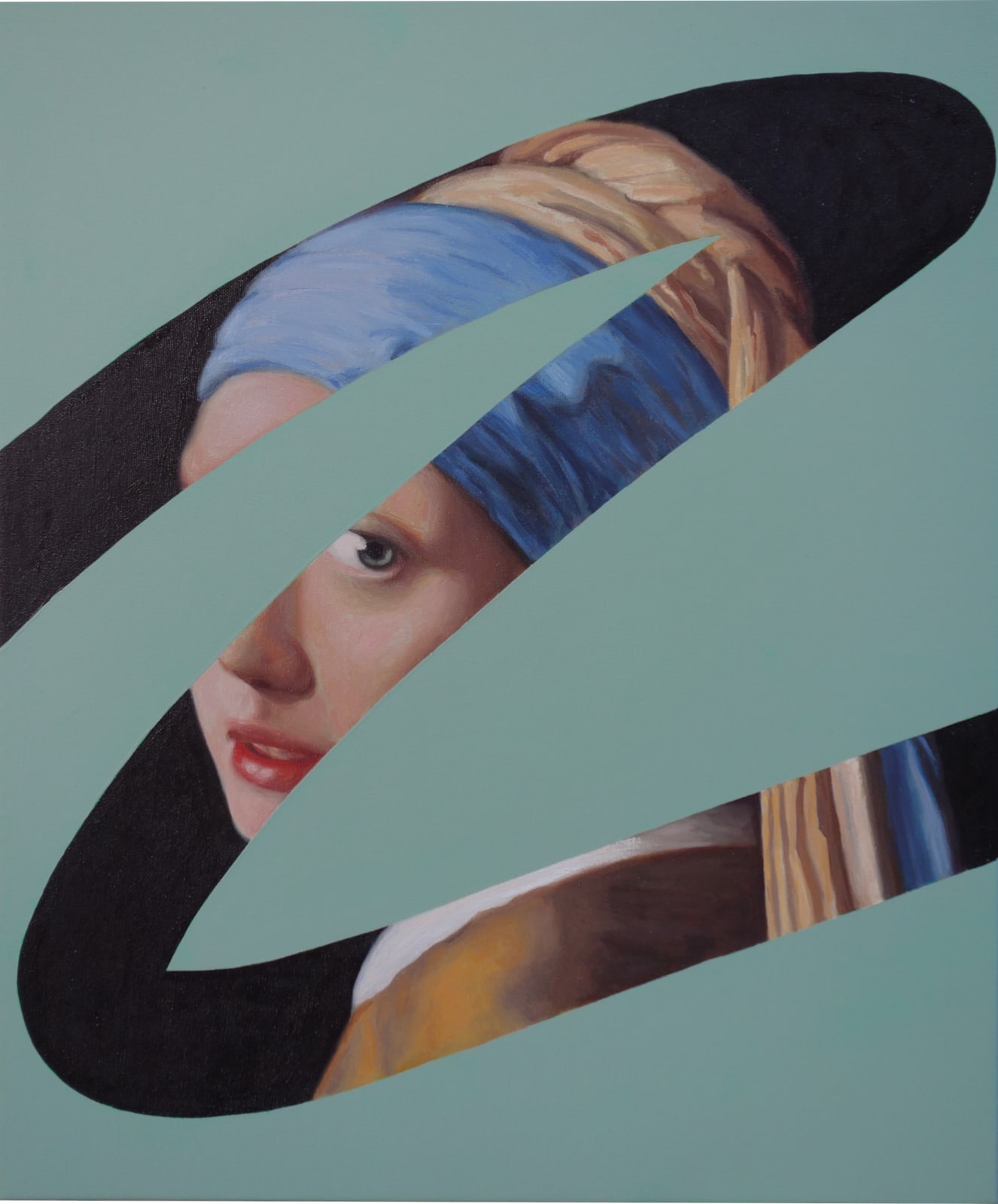 Lino Lago, Fake Abstract (Vermeer), 2025