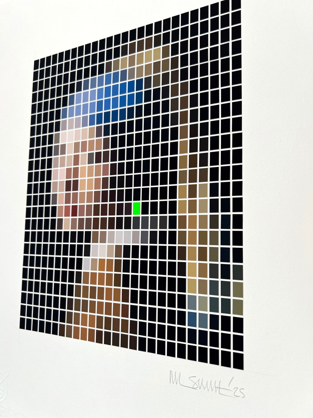 Nick Smith, Girl with the Neon Green Earring, 2025