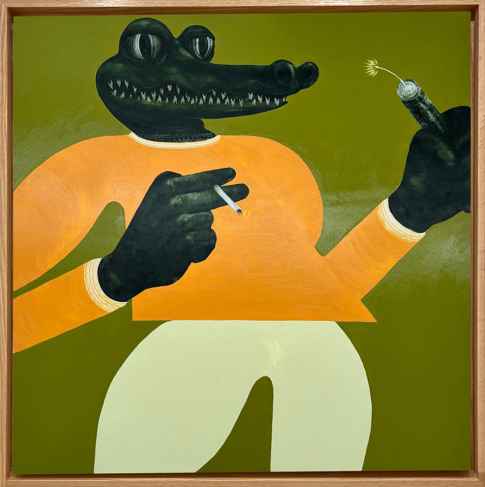 Stewart Swan, Key Lime Croc, 2024