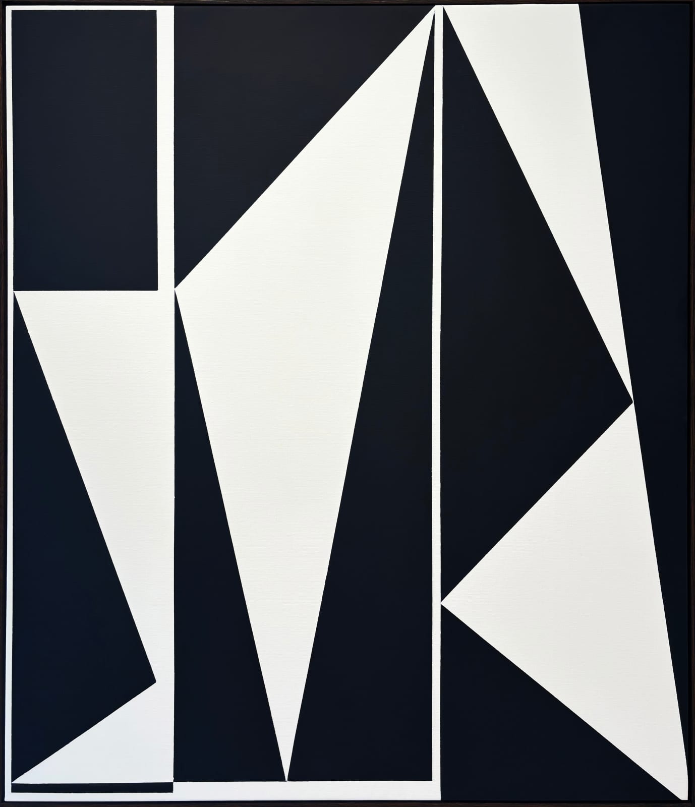 Carsten Beck, Angled Black Composition No.02, 2023