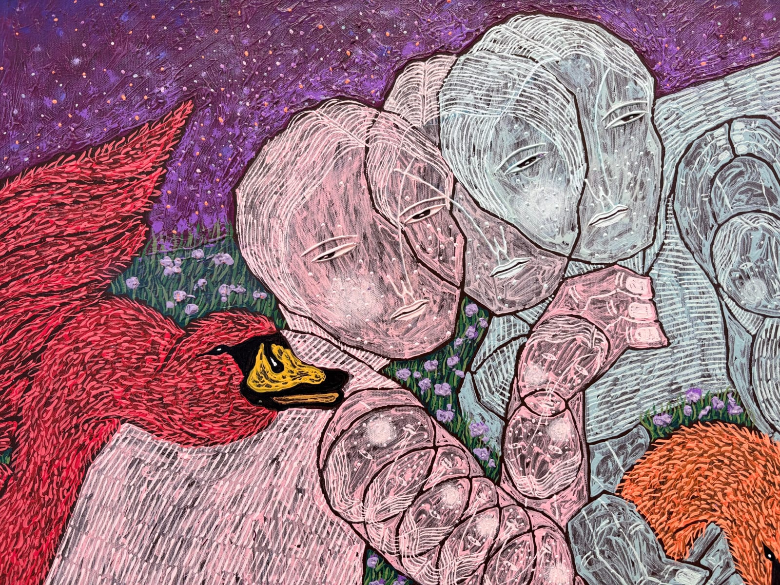 Yool Kim, Soft Lavender Veil, 2025