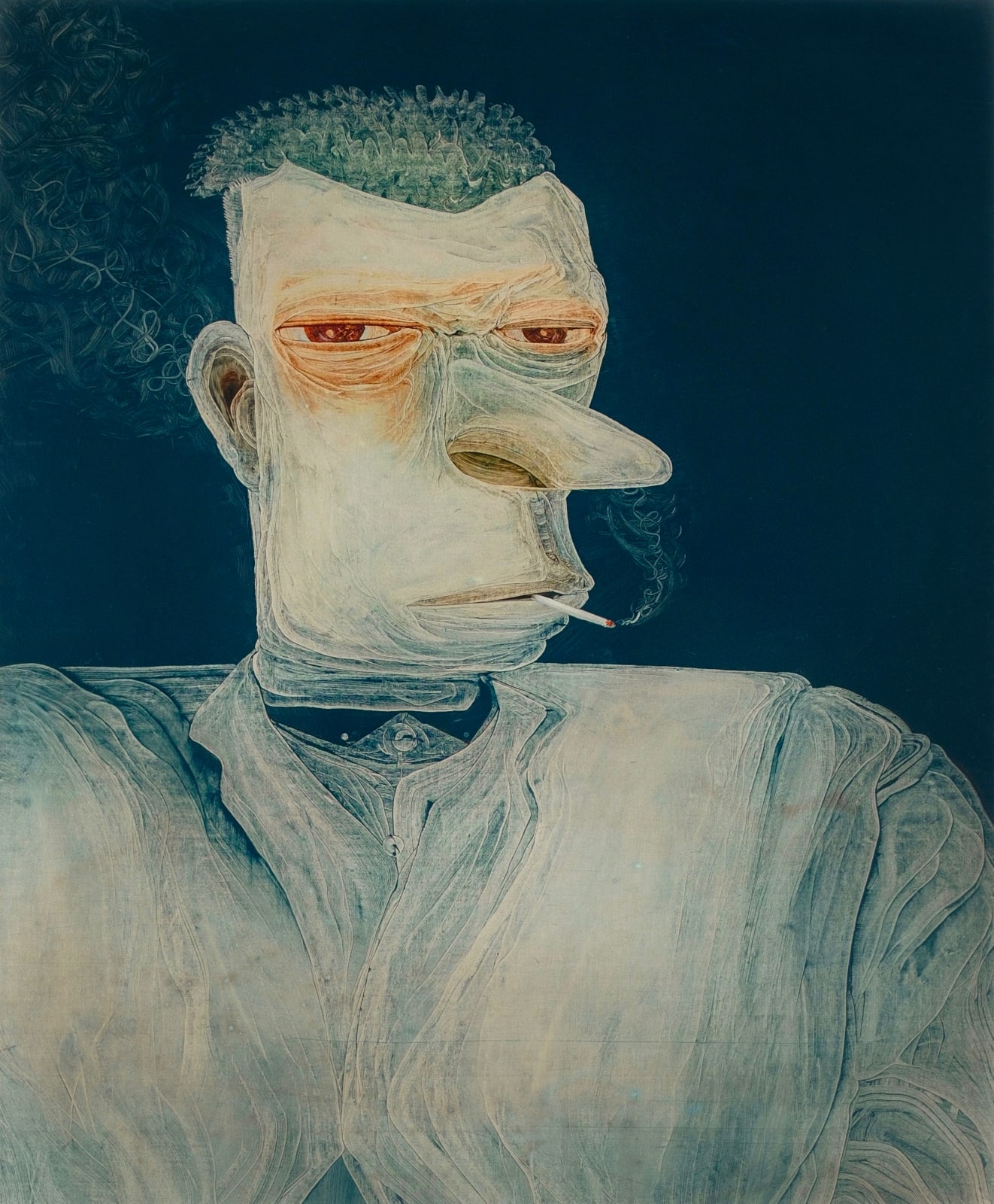 Stewart Swan, Bleu De Travail, 2023