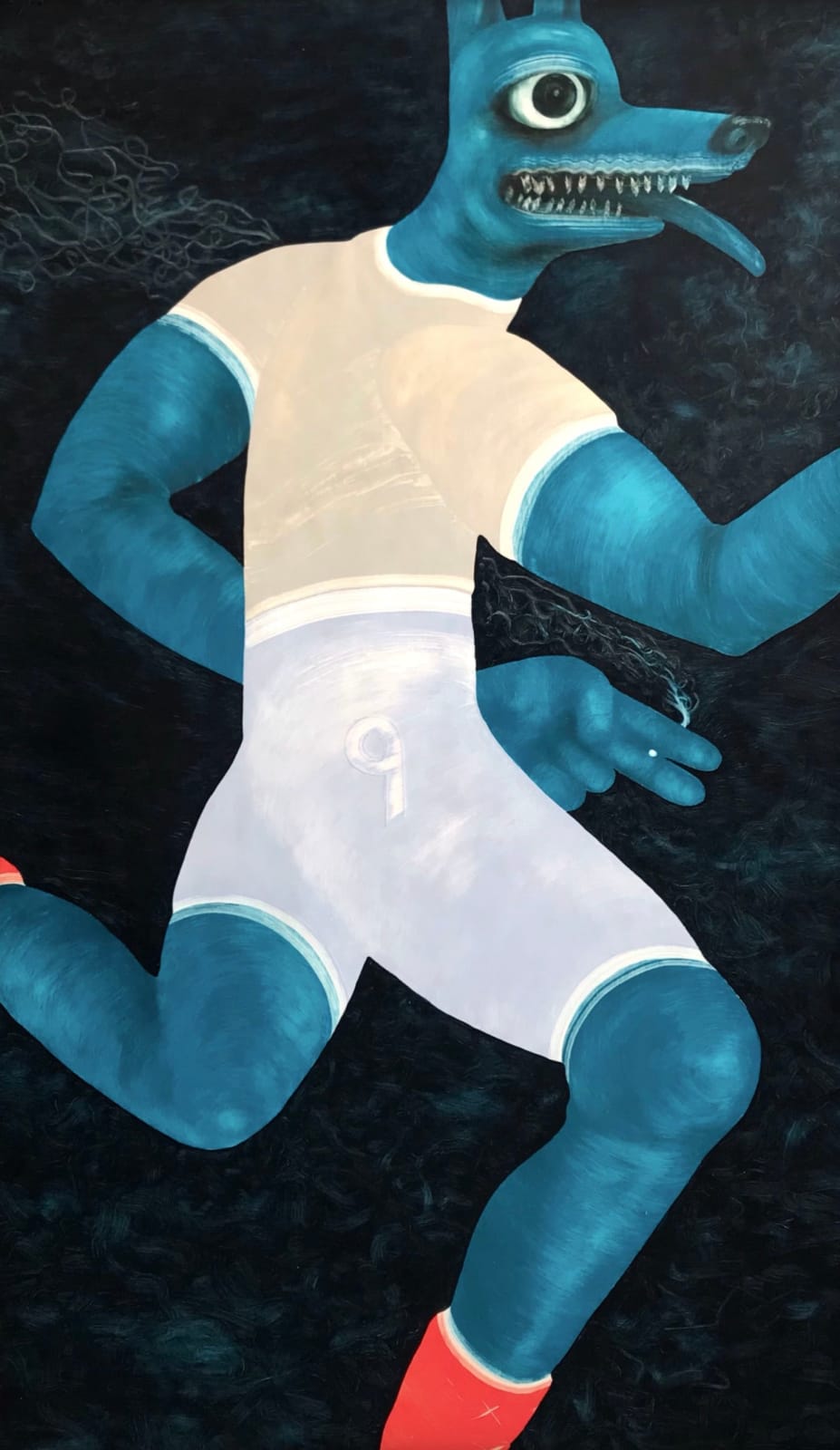 Stewart Swan, Night Jog Dog, 2024