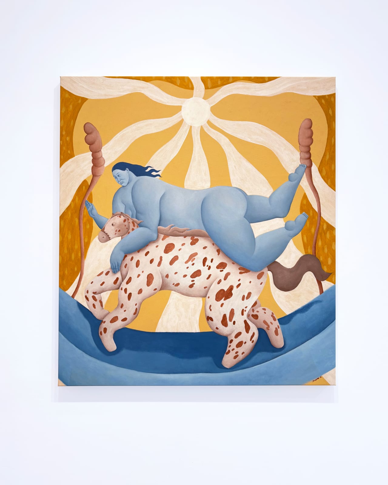 Diana Ruban, Woman on Horseback, 2025