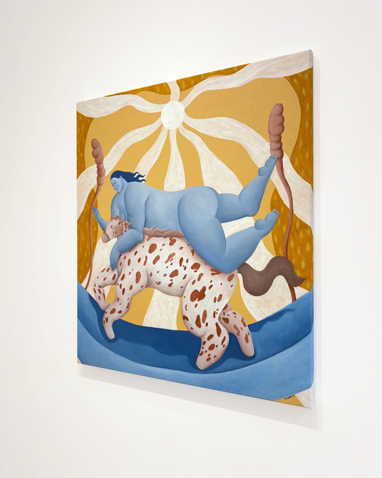 Diana Ruban, Woman on Horseback, 2025