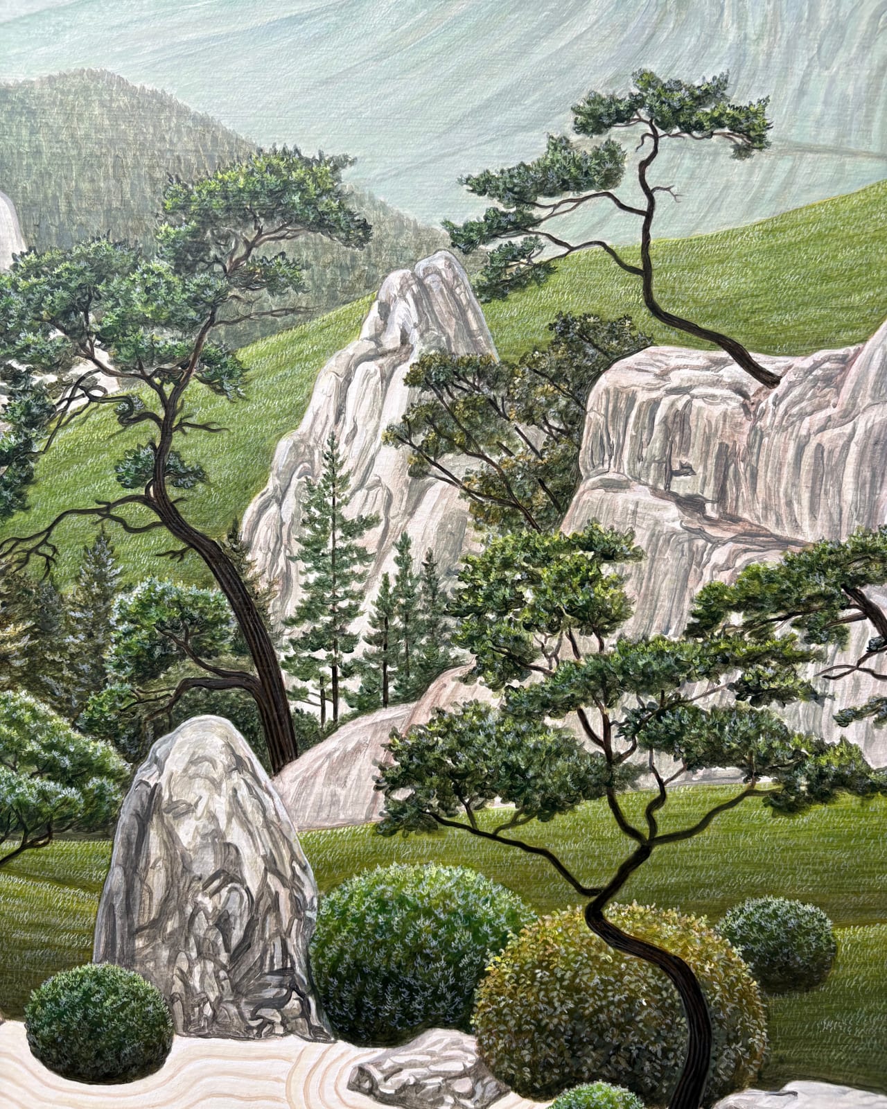 Jihye Park, Shelf with a Landscape, 2026