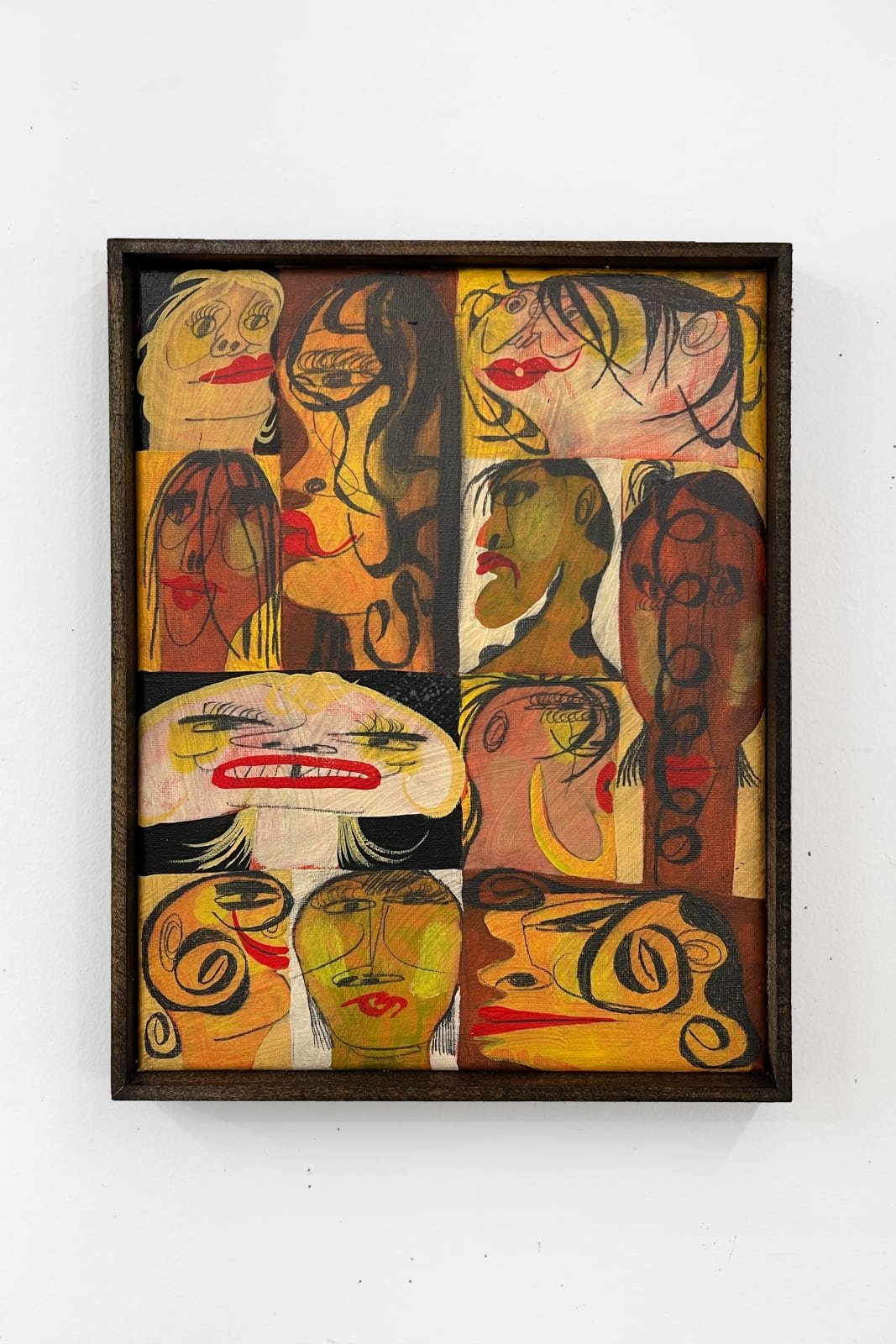 Kevin Sabo, Group Chat (Tonal Yellow), 2025