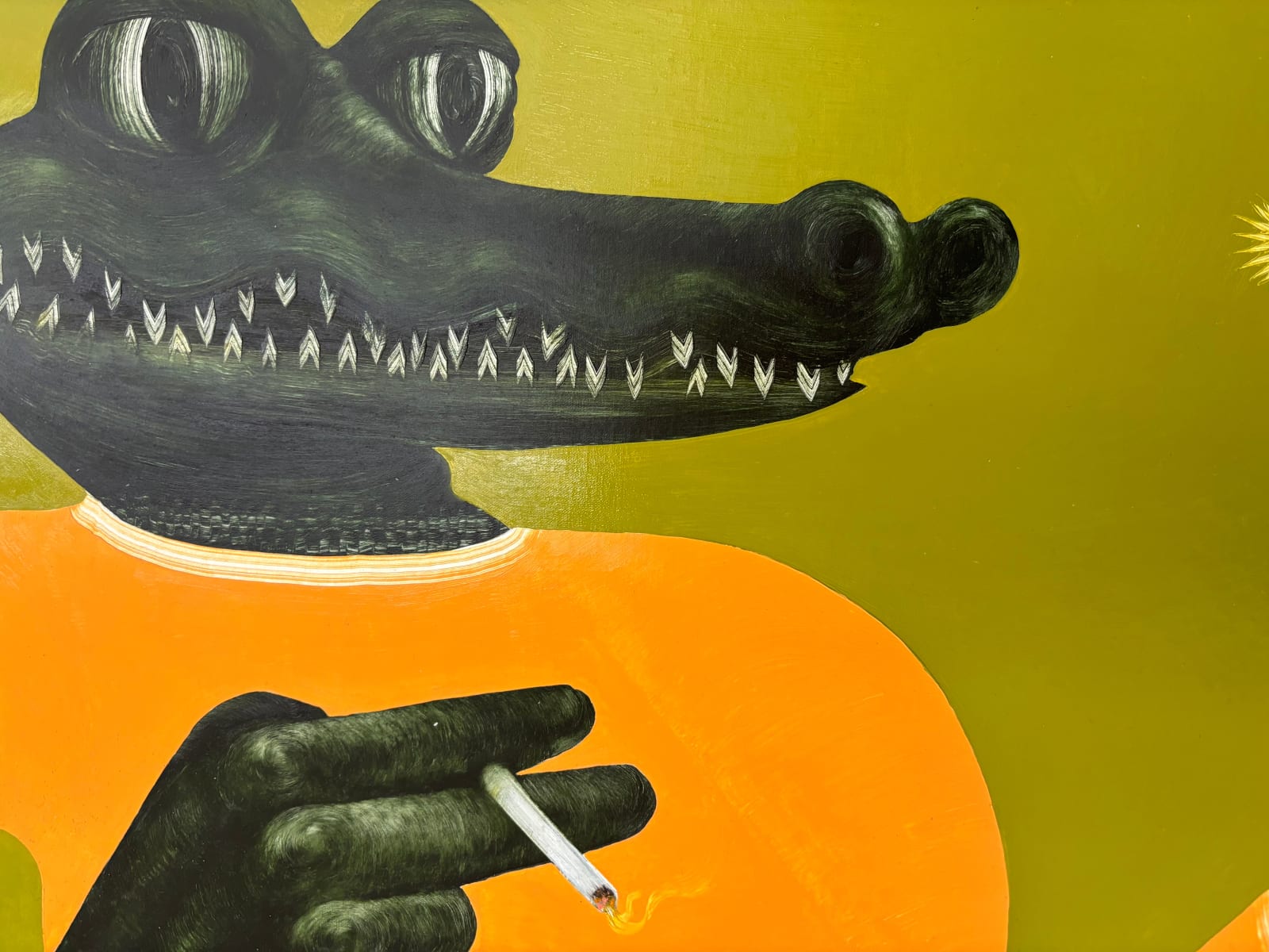 Stewart Swan, Key Lime Croc, 2024