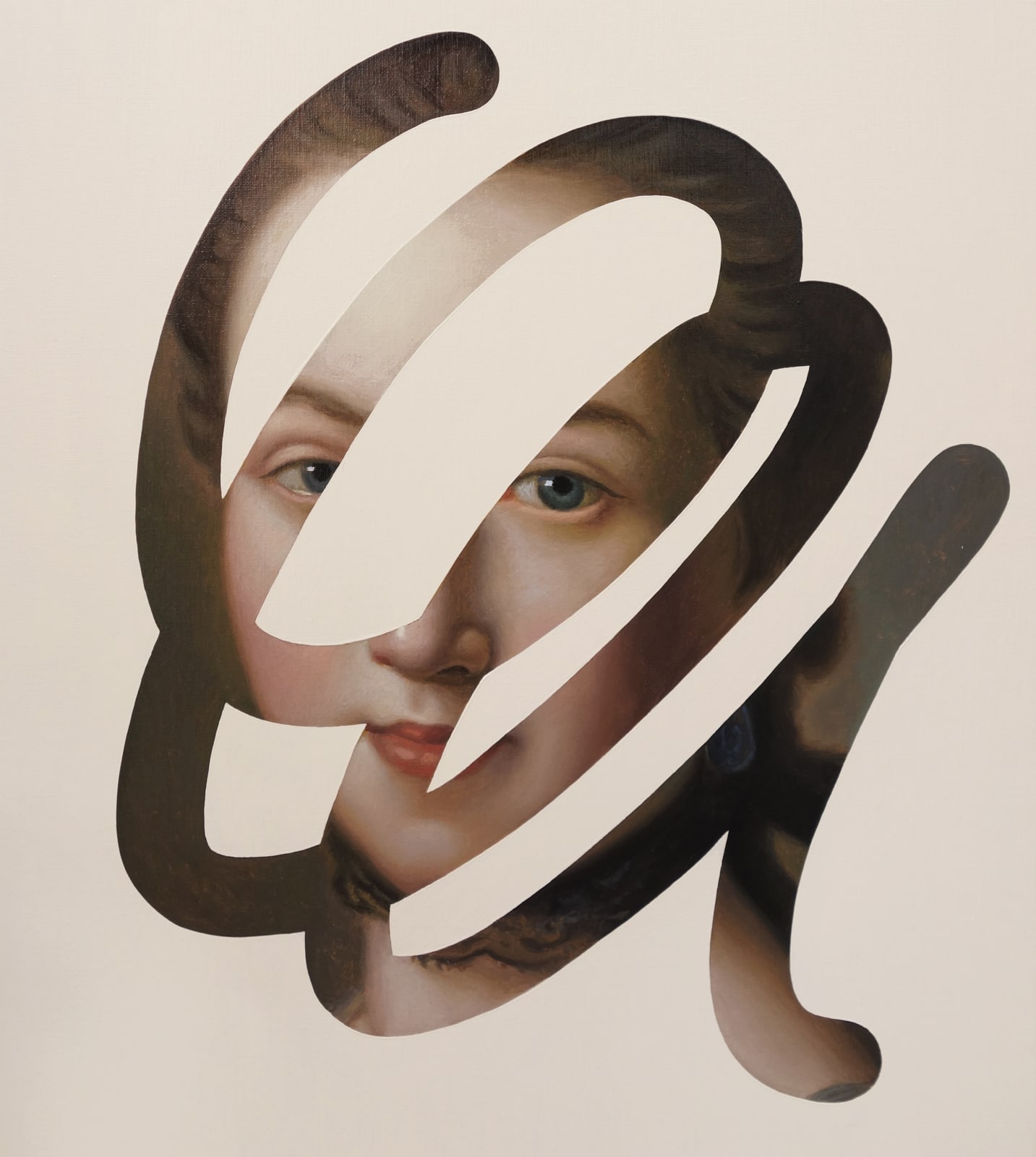 Lino Lago, Fake Abstract (Pietro Antonio Rotari), 2020