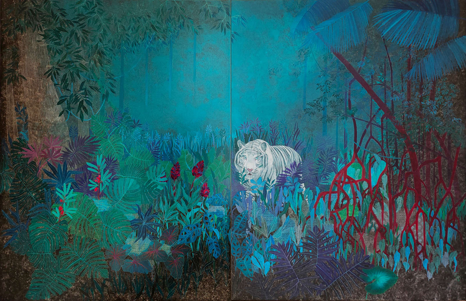 Cécile Duchêne Malissin, L' heure bleue III, 2023