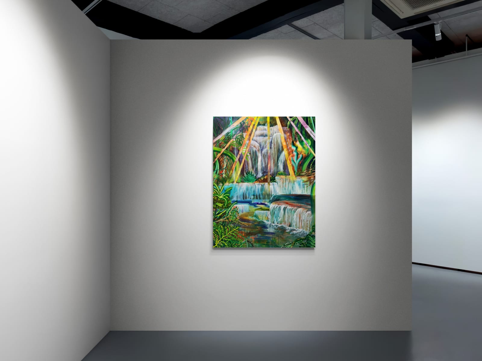 Seungkyung Oh, Sunblessed Waterfalls, 2019